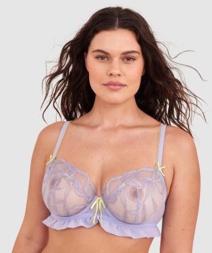 Enchanted Be My Bow Bra - Lavender