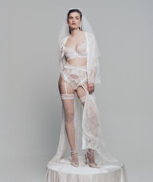 Enchanted Unforgettable Full Length Robe - Ivory