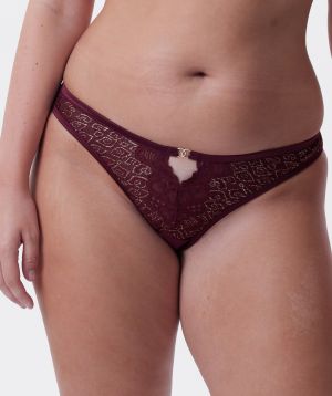 Edelweis Brazilian Knicker - Berry