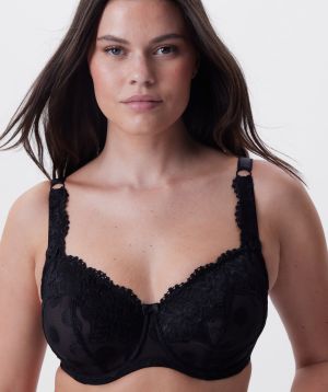 Sapphire Full Coverage Bra - Black