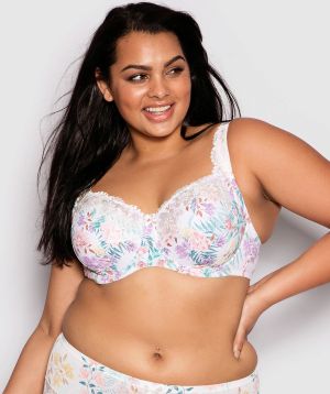 Sapphire Full Cup Bra - Print/Cream 