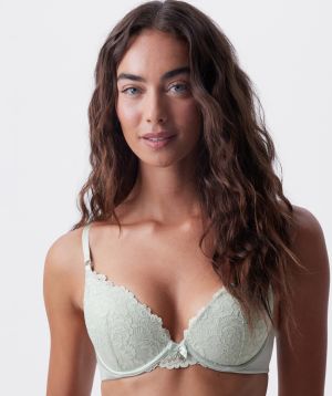 Bethany Essentials Push Up Bra - Light Green