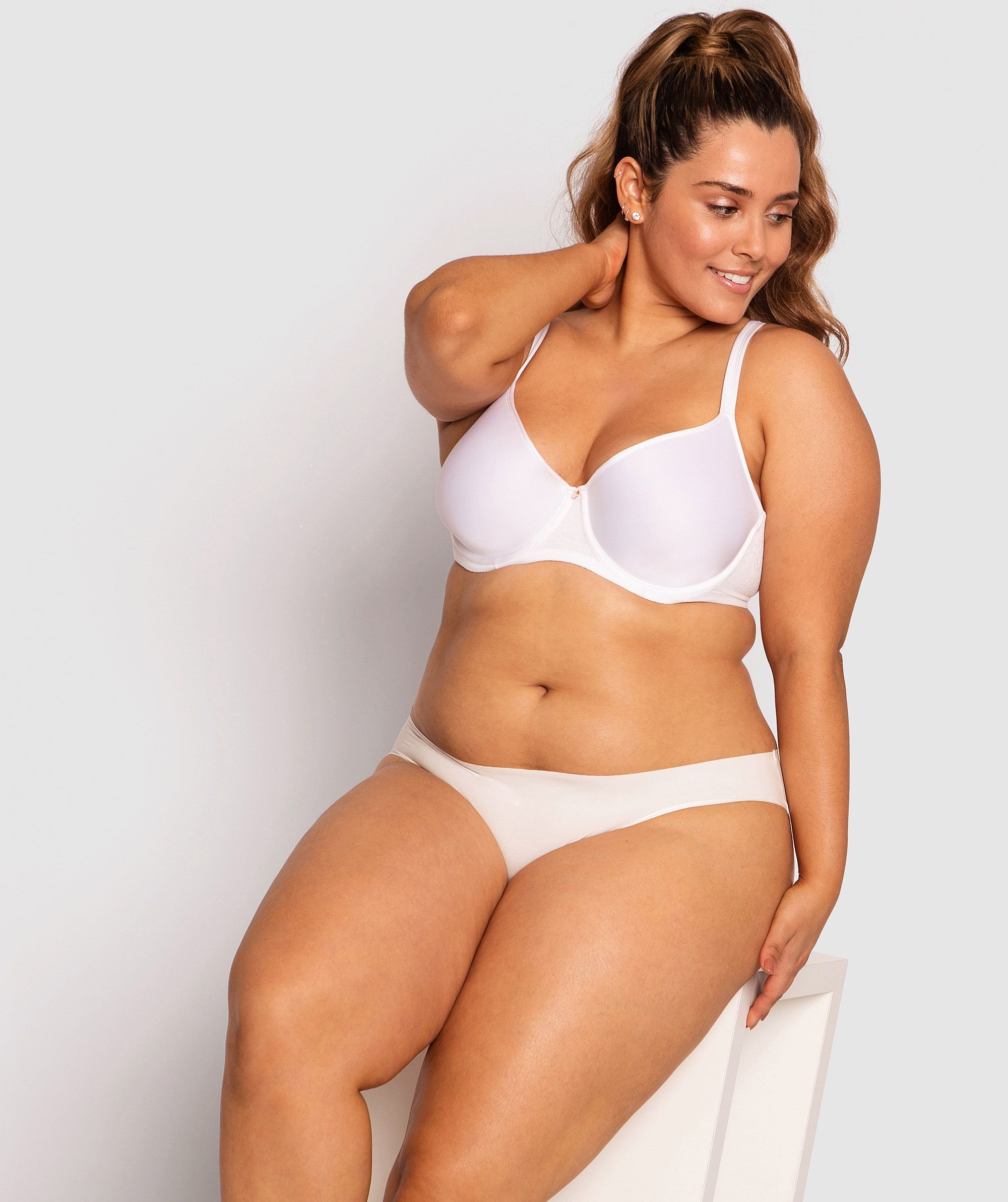White bra outlet and panties