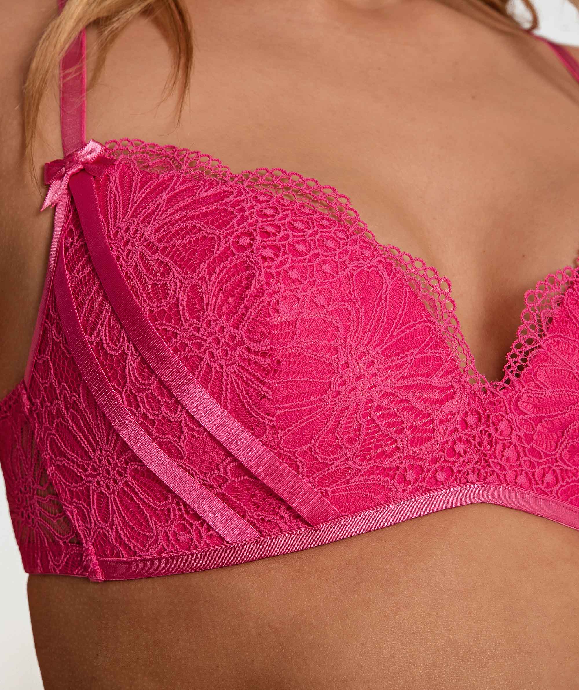 Davina Wirefree Bra - Fuchsia Pink