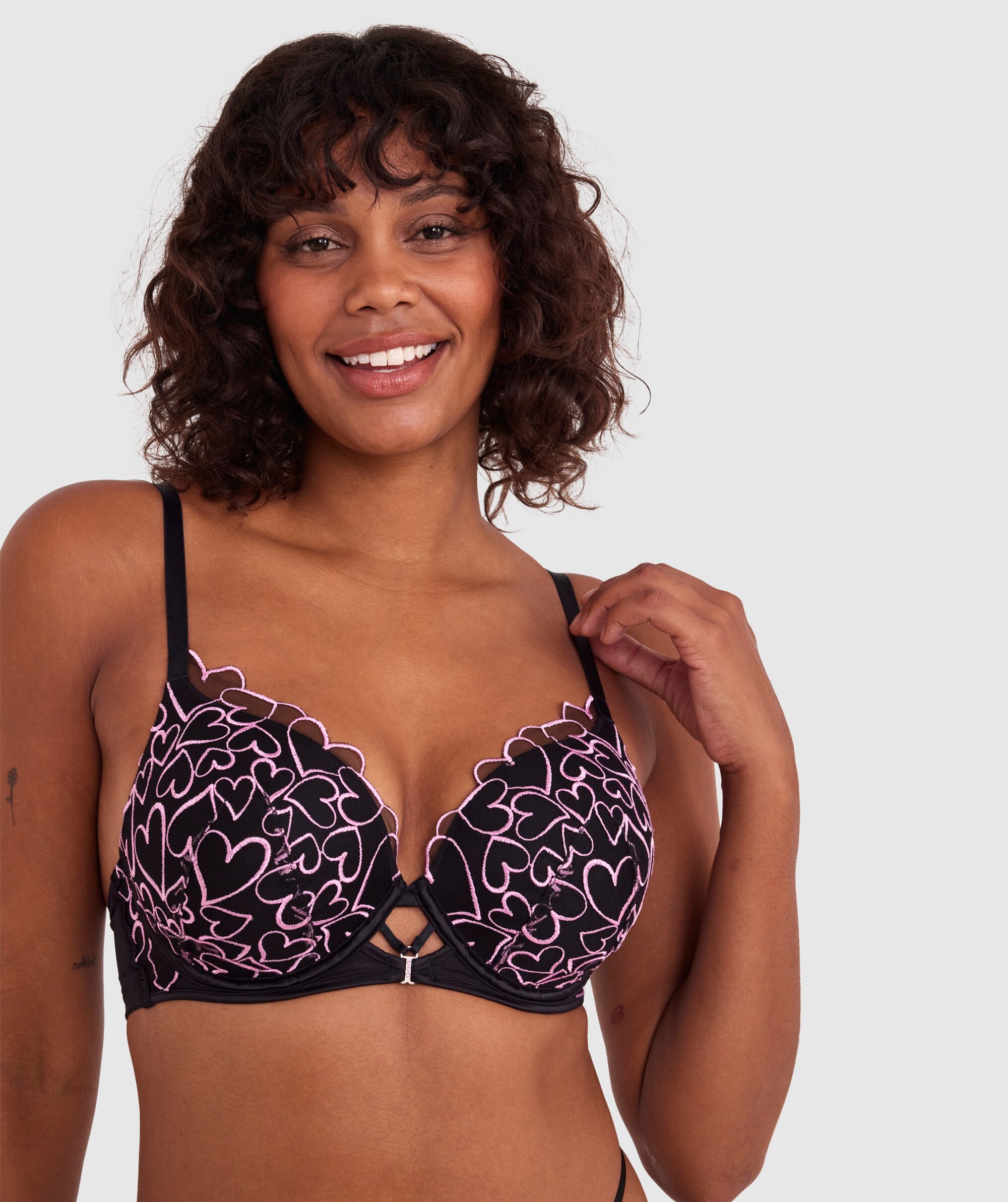 Bras N Things Demi Brazilian Knicker - Black | 01477501