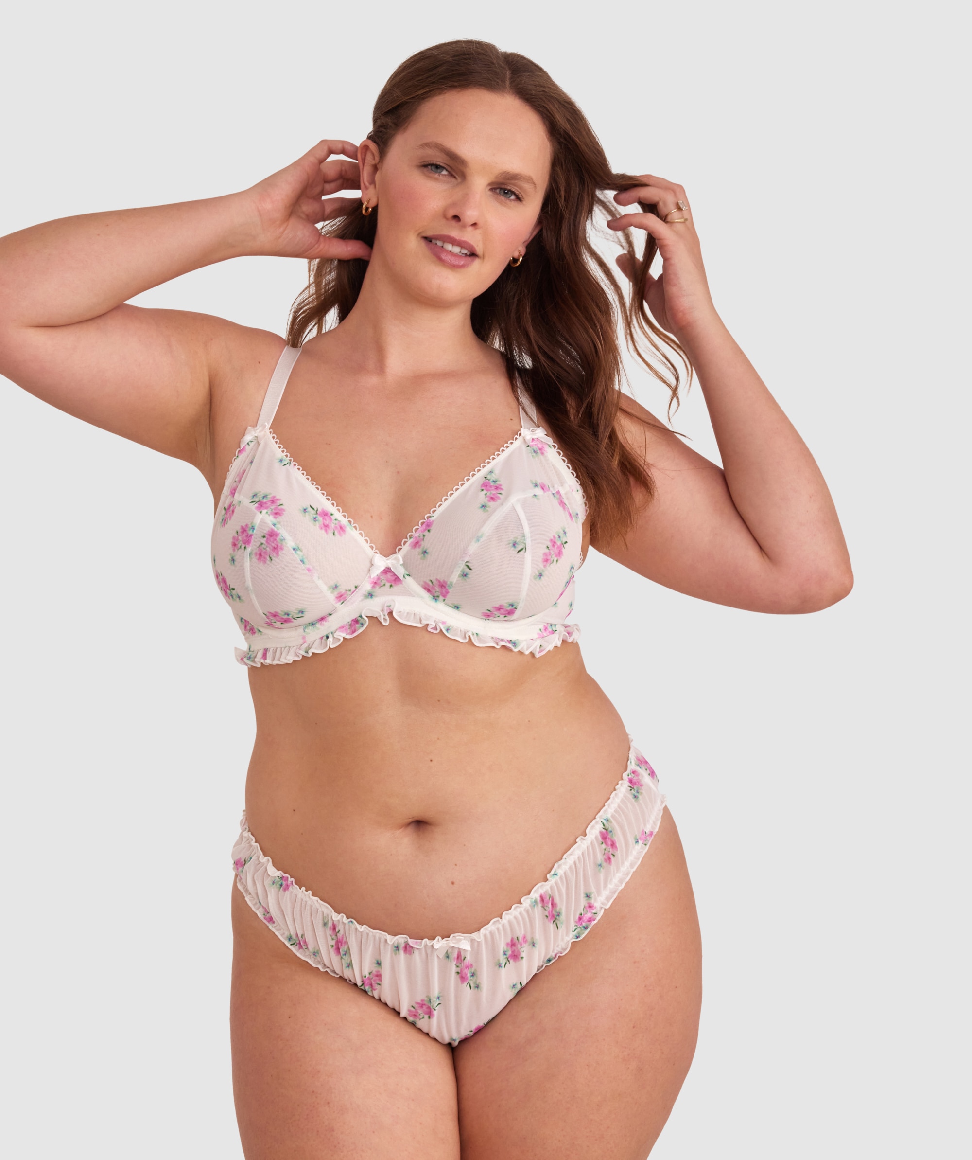 Elodie Brazilian Knicker - Print Floral