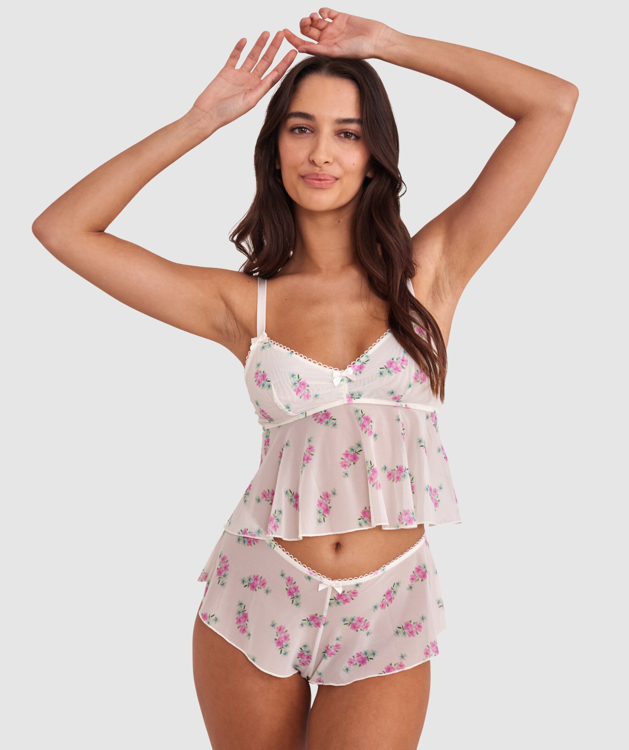 Elodie Crop Cami - Print Floral