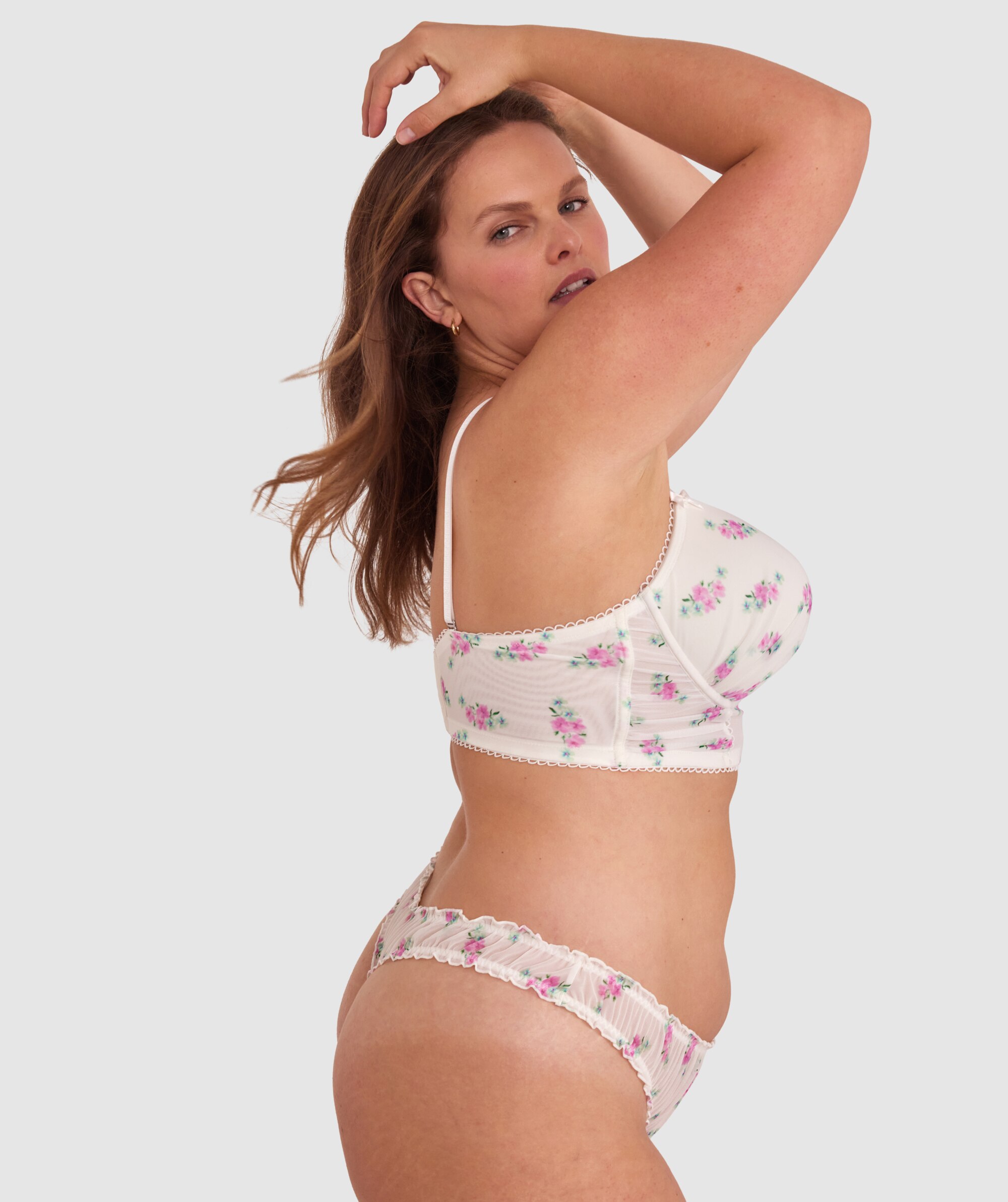 Elodie V String - Print Floral