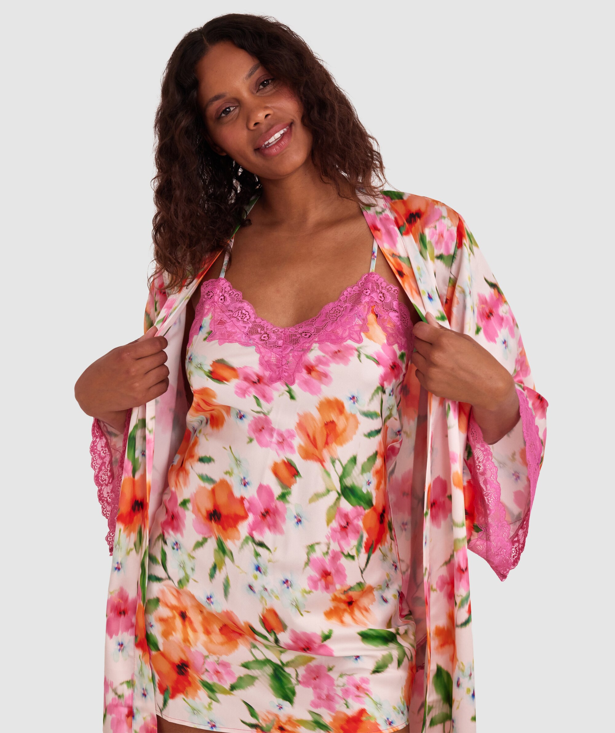 Eloise Long Wrap - Print Floral