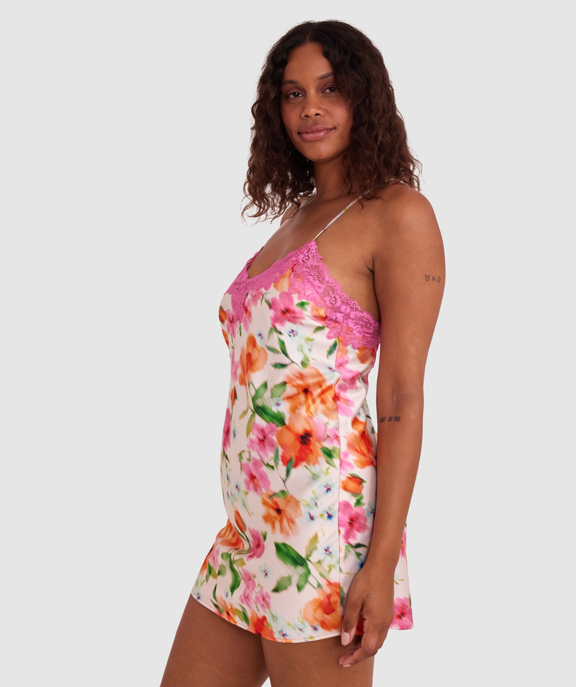 Eloise Slip - Print Floral