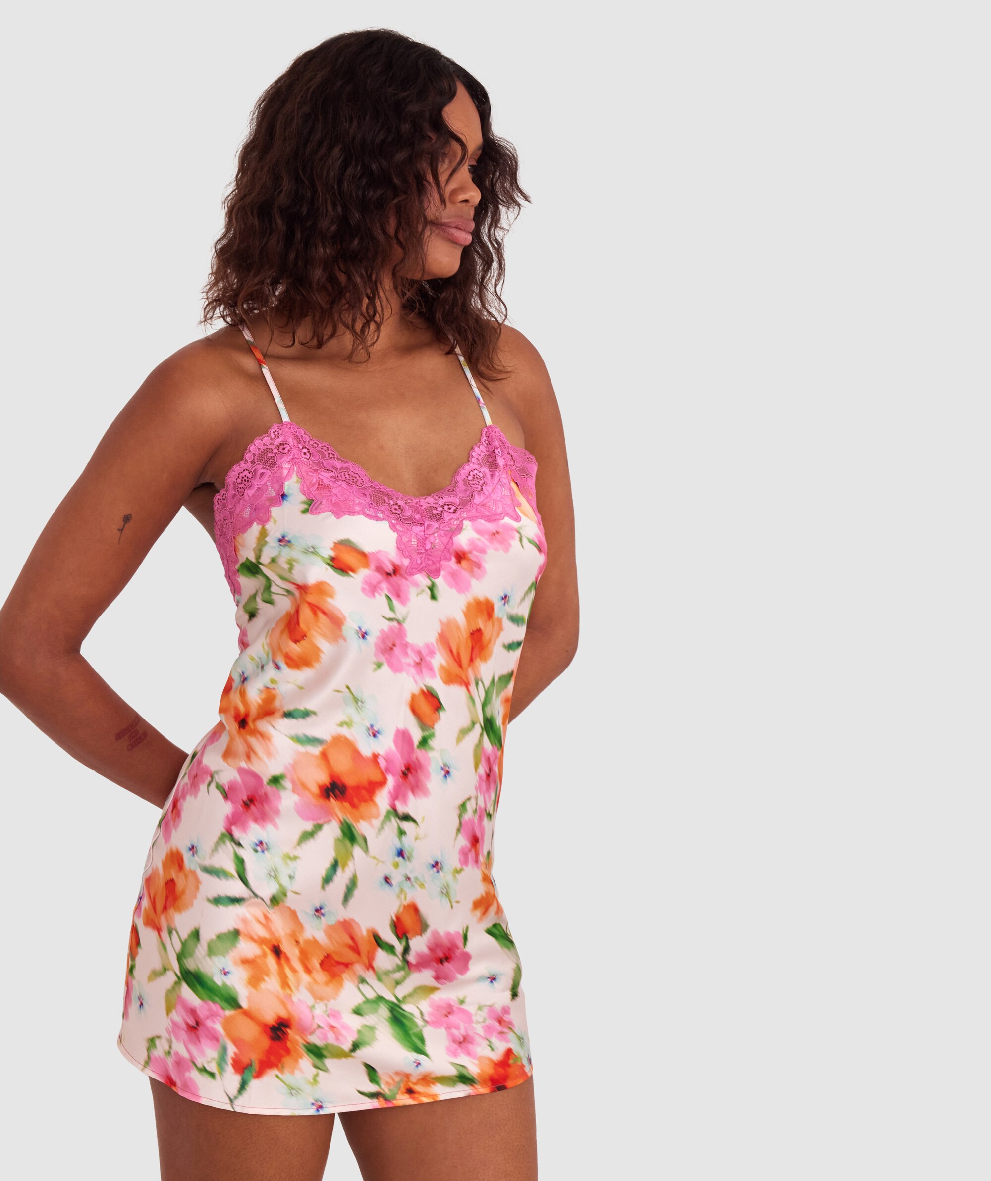Eloise Slip - Print Floral