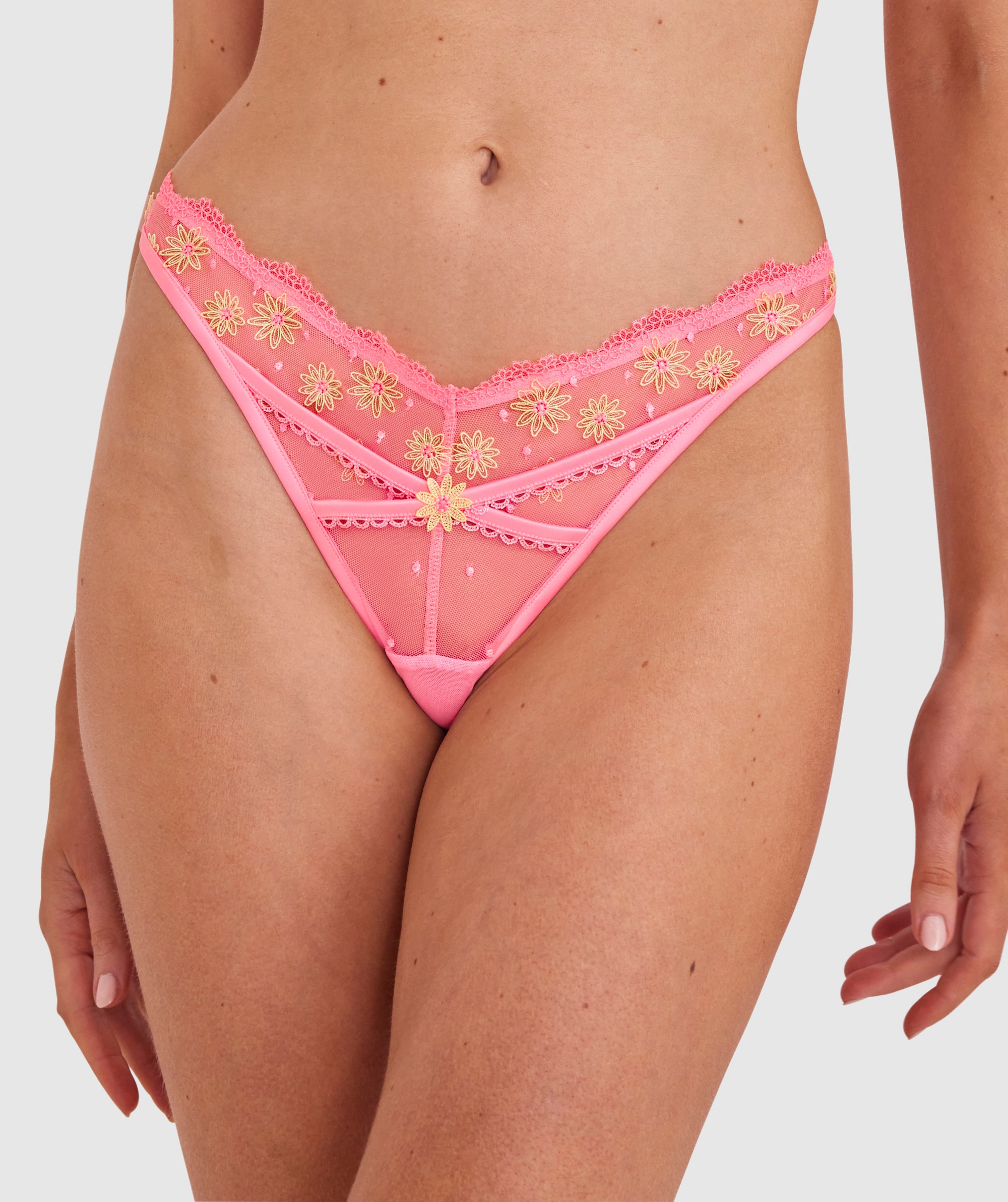 トップス LGB STRING BRA ICEPINK + FORBIDDEN FRUIT enchanted-sweet-like-candy-v-