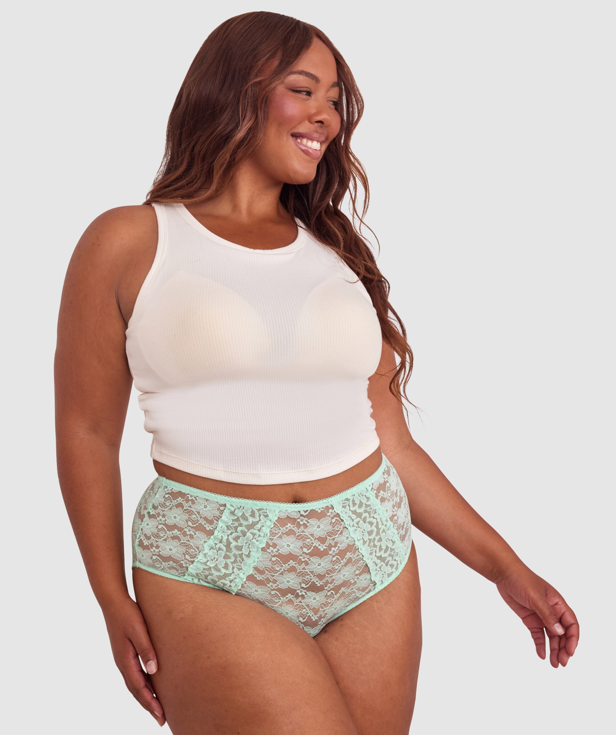 Eva Full Brief - Mint Green