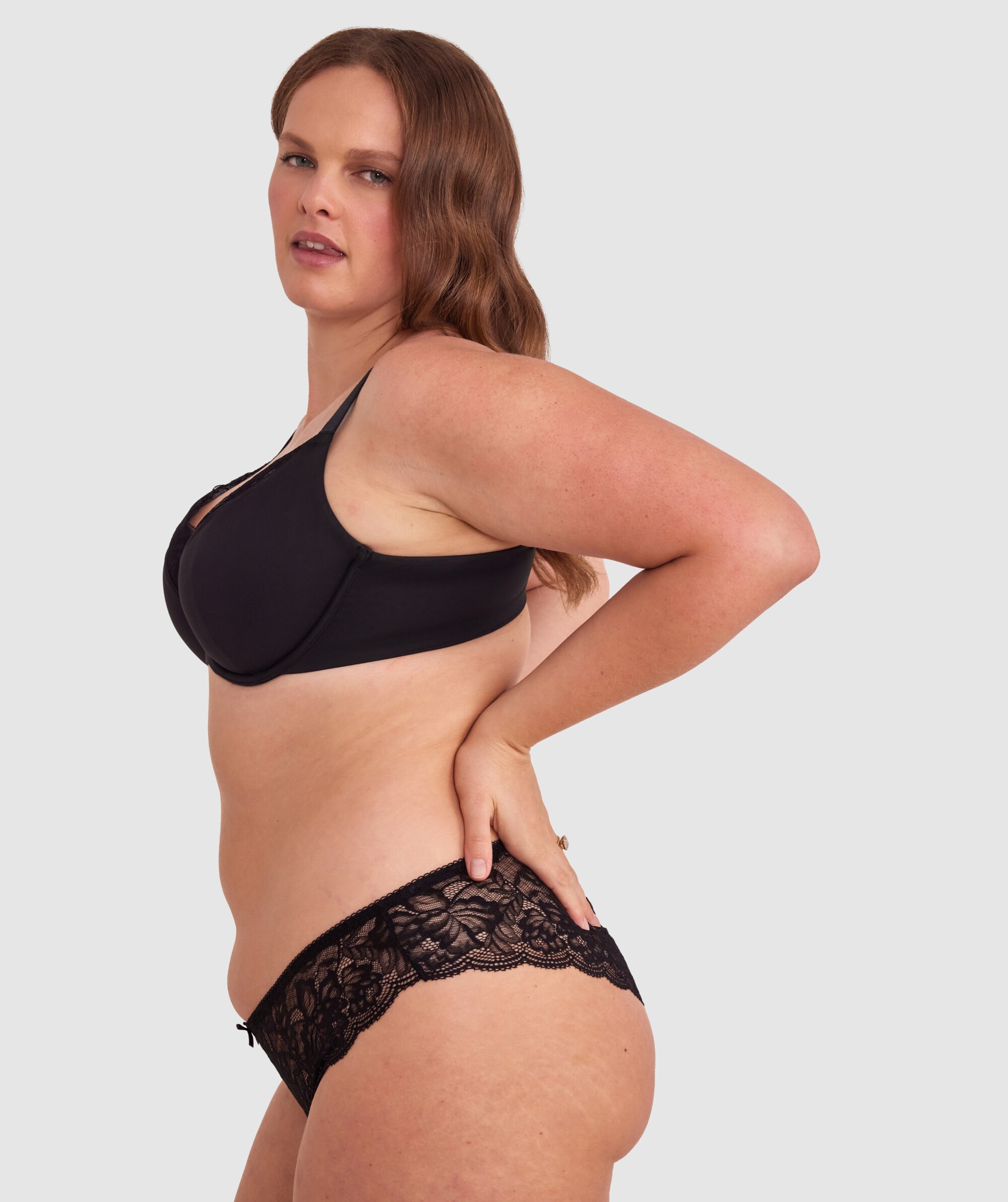 Everyday Luxe Full Cup Underwire Bra - Black