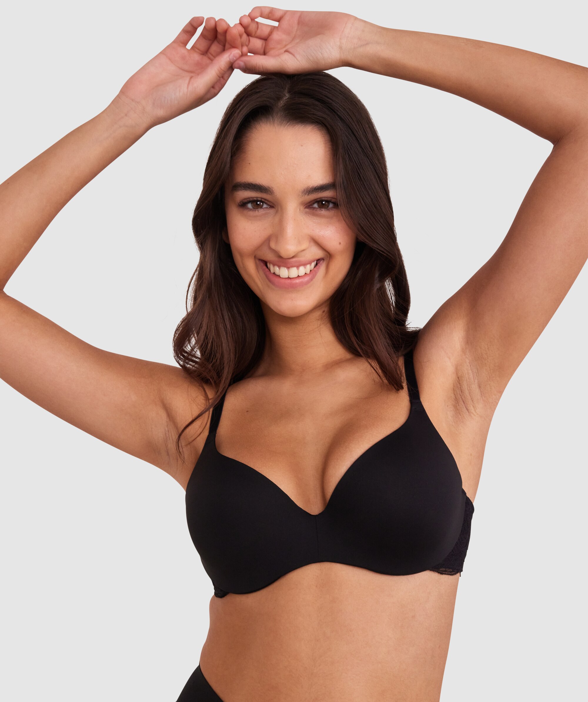 Everyday Luxe Push Up Bra - Black