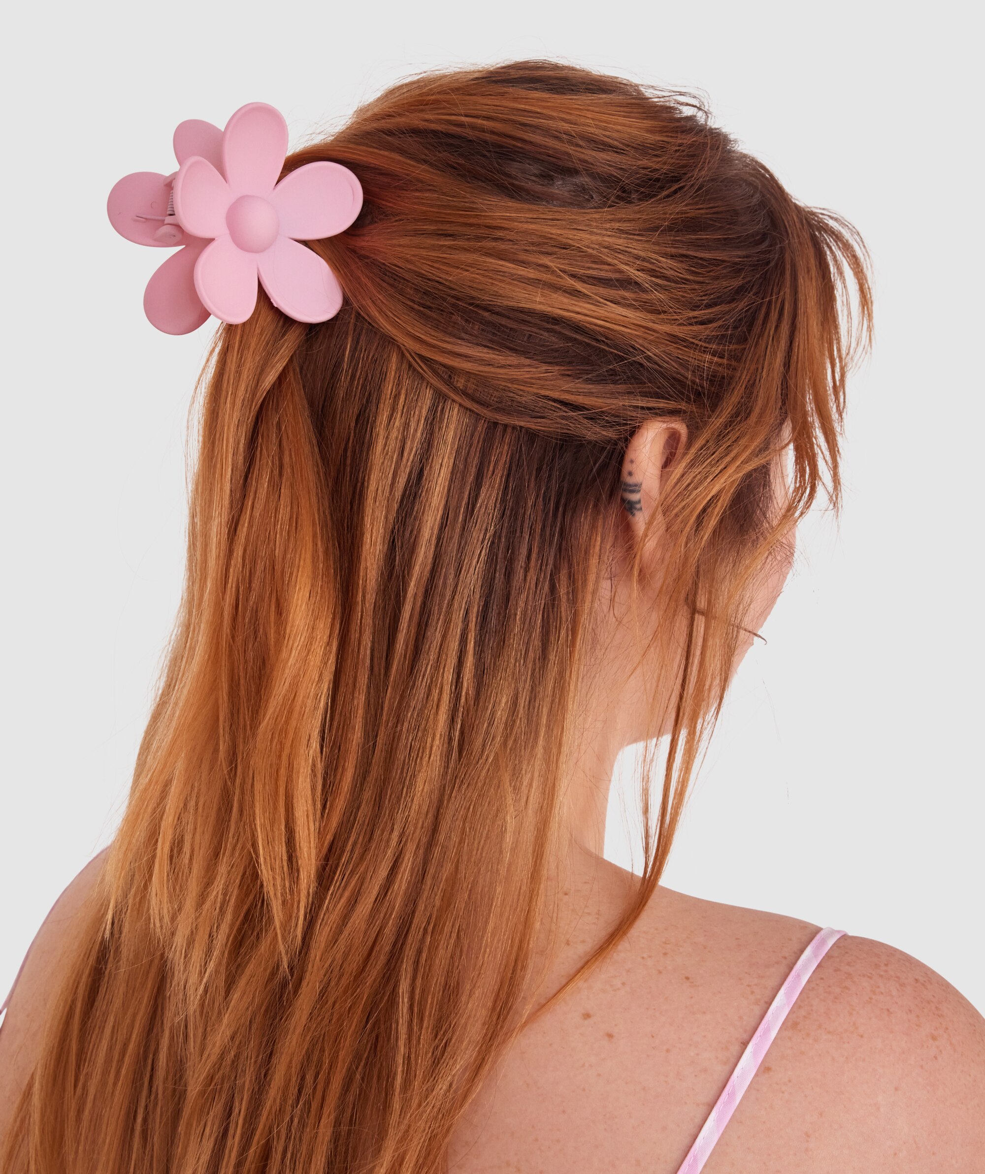 Flower Hair Clip - Pink