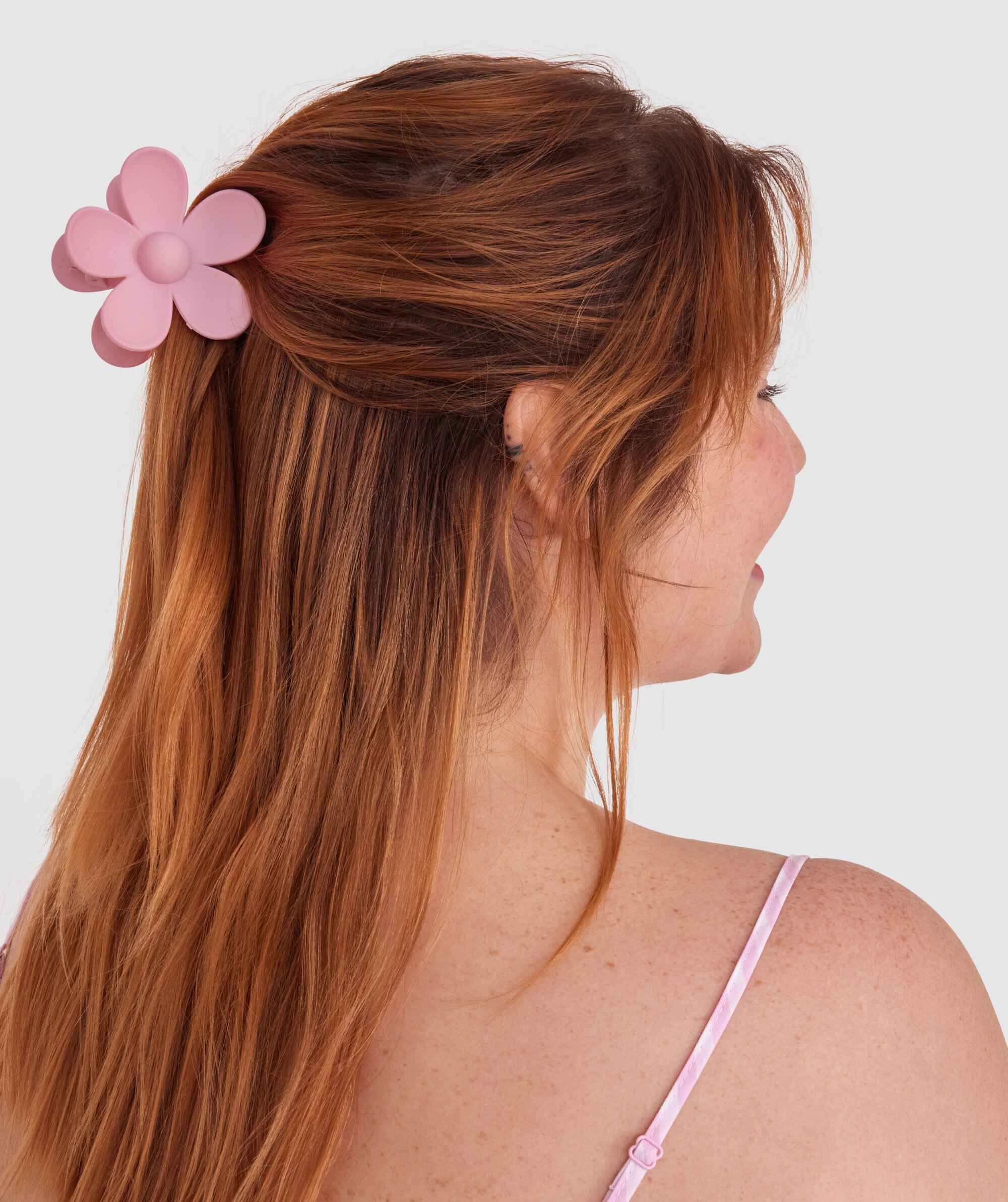 Flower Hair Clip - Pink