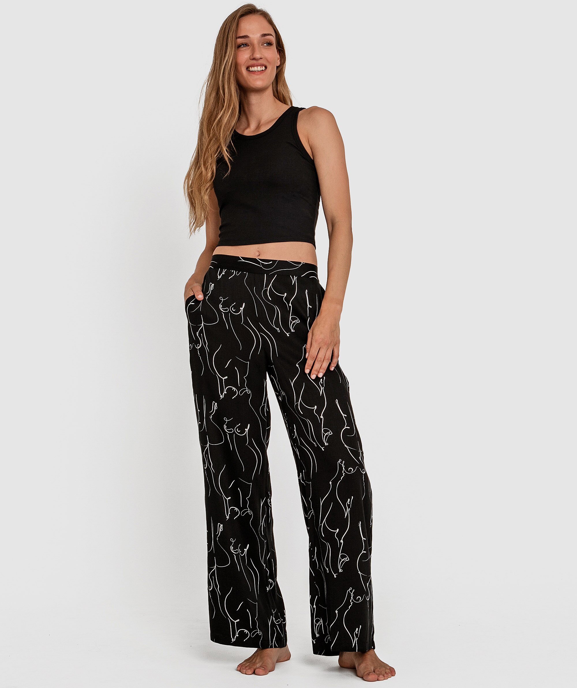 In The Nude Long Pant - Print