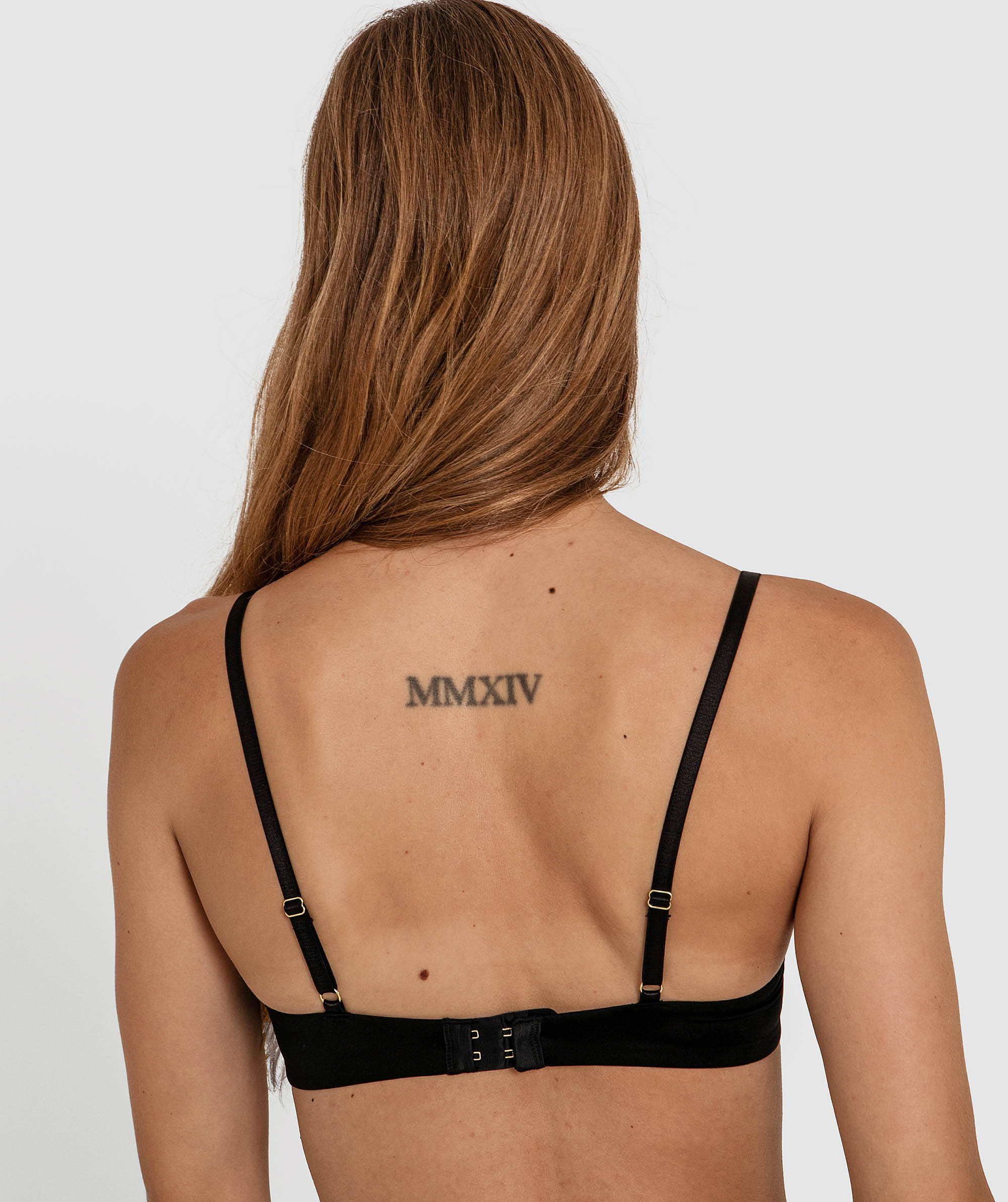 In The Nude Underwire Balconette Bra - Black