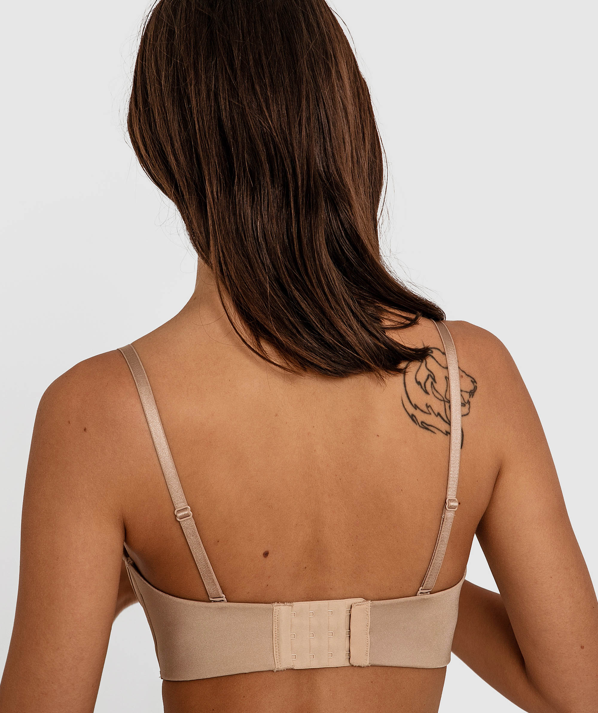 Inner Essence Strapless Plunge Bra - Nude 2