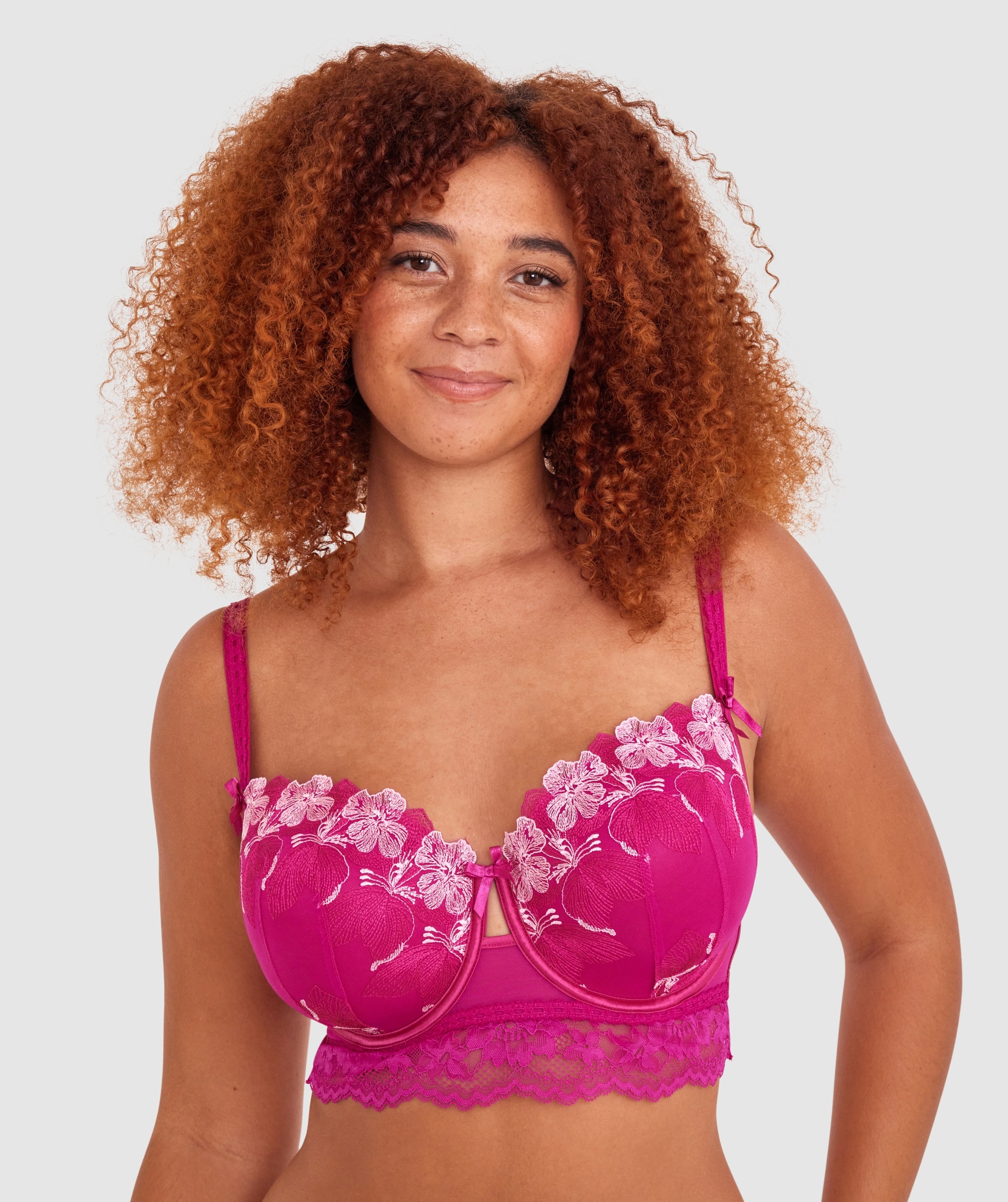 Bras N Things Jocelyn Brazilian Knicker Pink 01530701