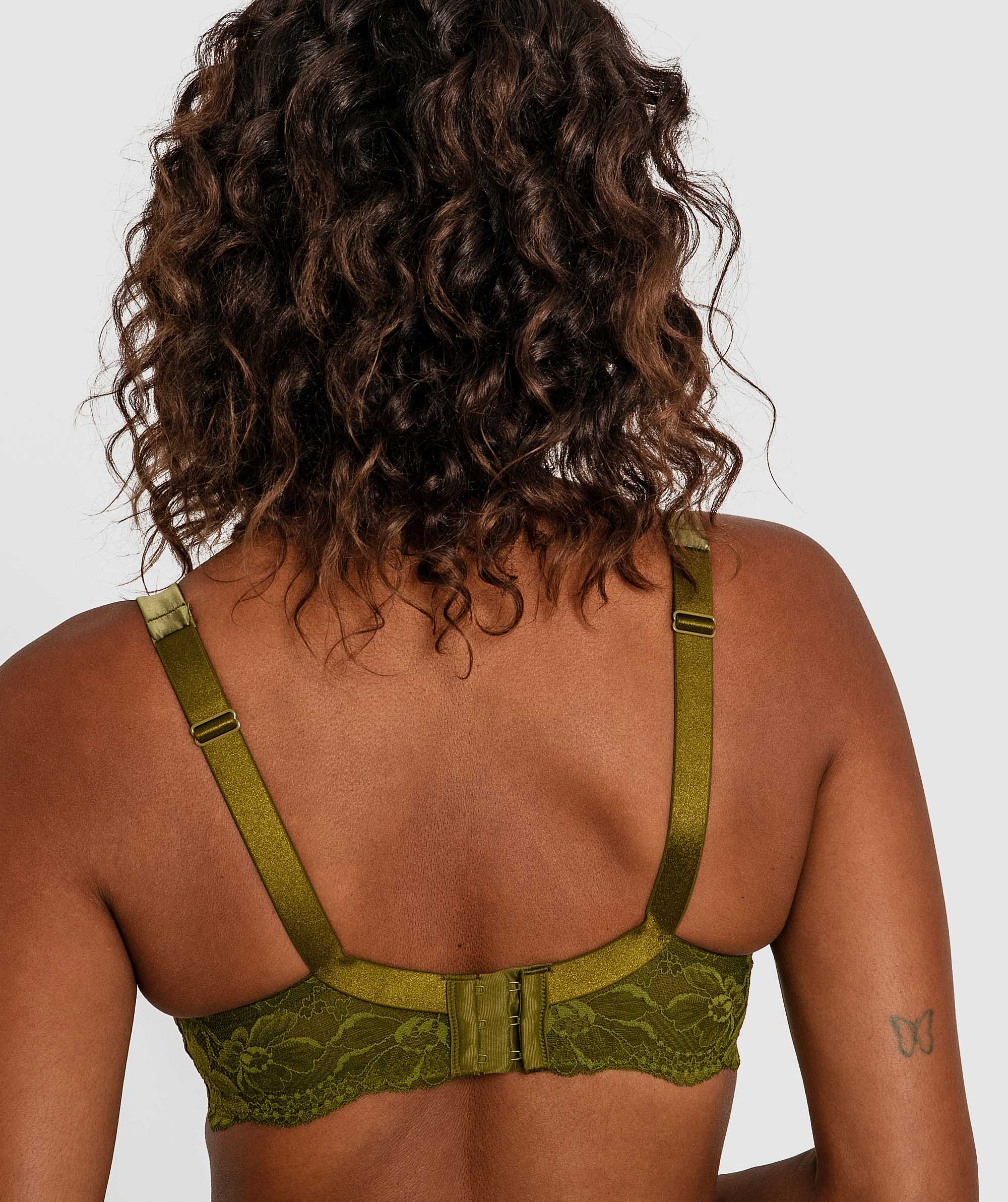 Kaylee Curvy Underwire Bra - Khaki