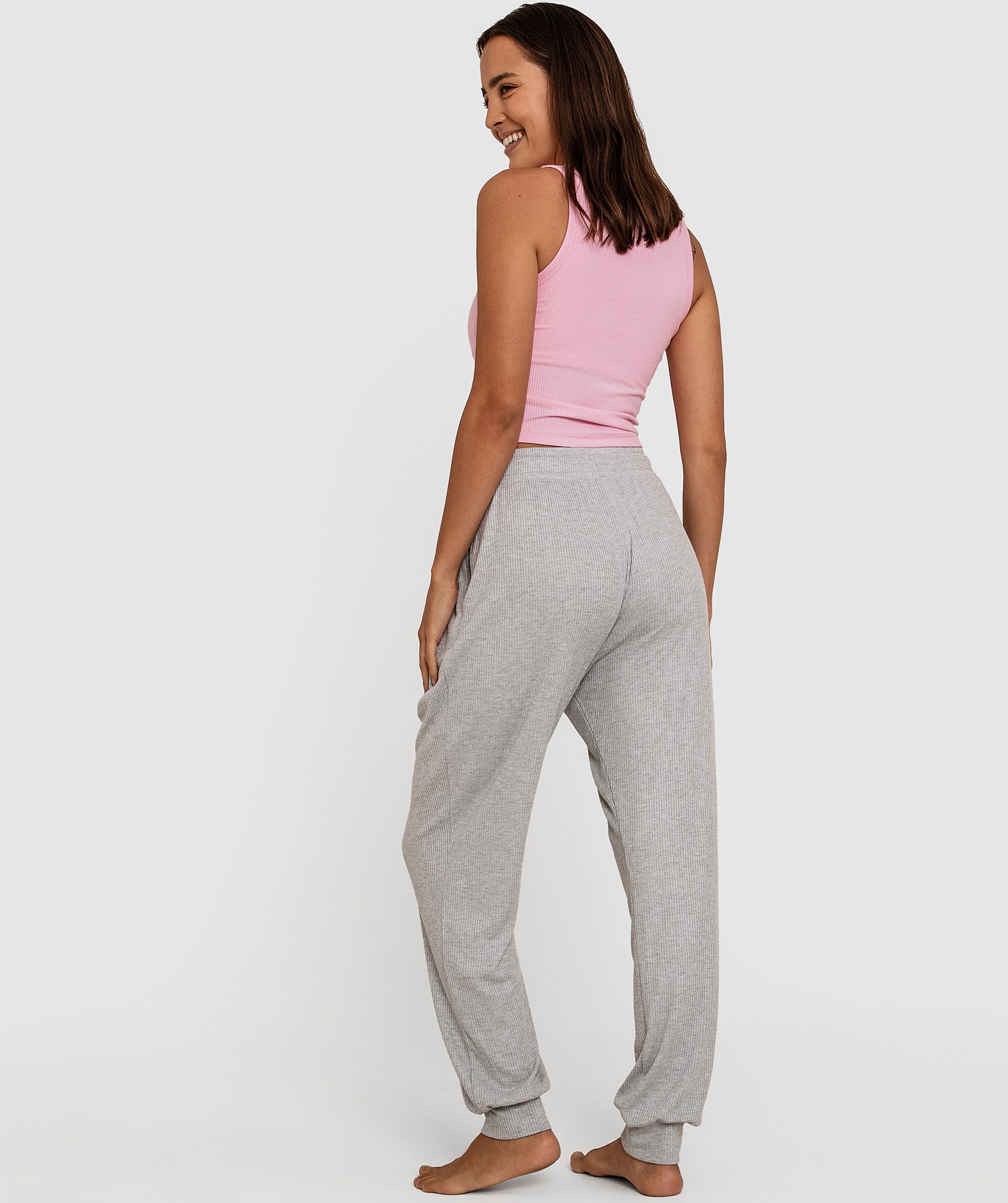 Liana Long Pant - Light Grey