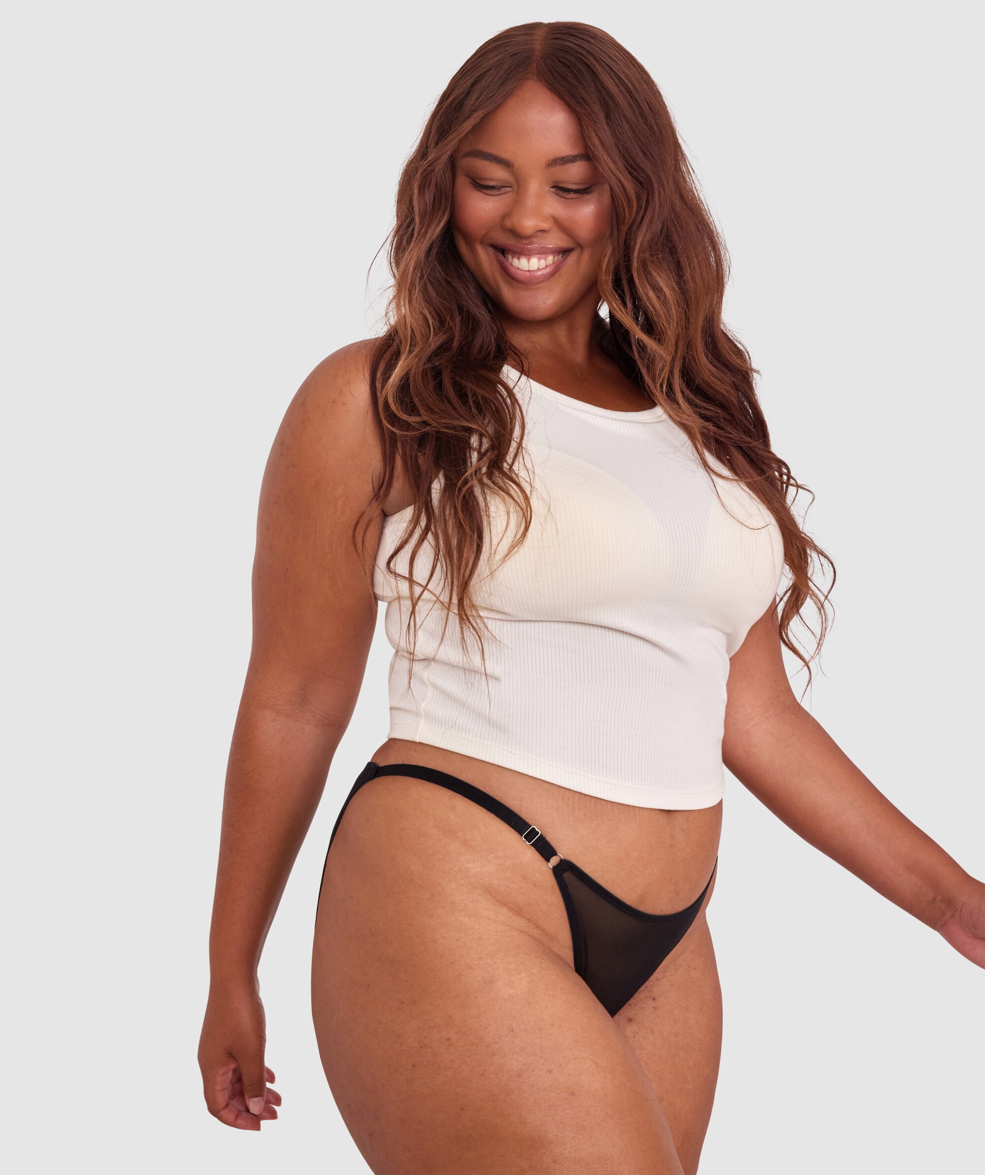 Mesh Basics Bikini - Black