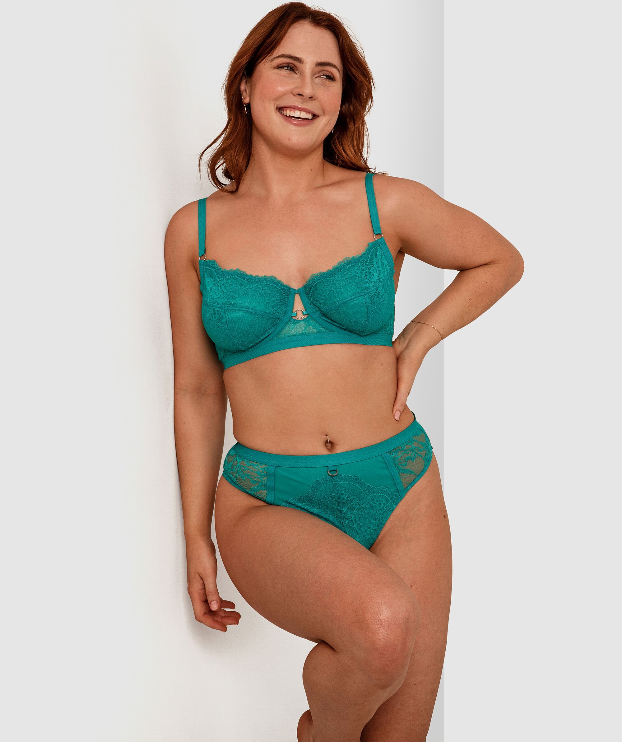 Millie Full Cup Underwire Bra - Teal