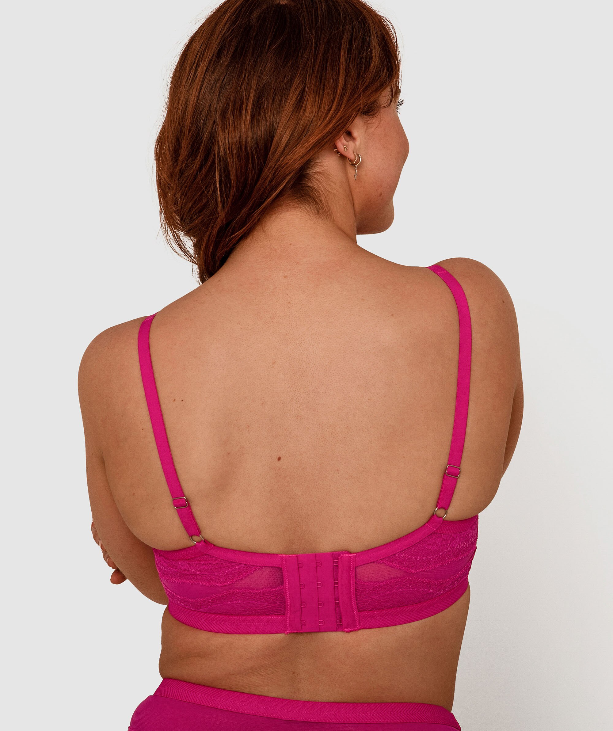 Millie Full Cup Underwire Bra - Fuchsia Pink