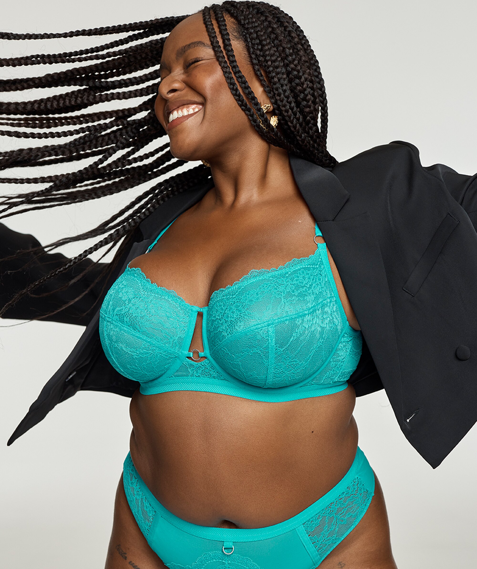 Millie Full Cup Underwire Bra - Teal