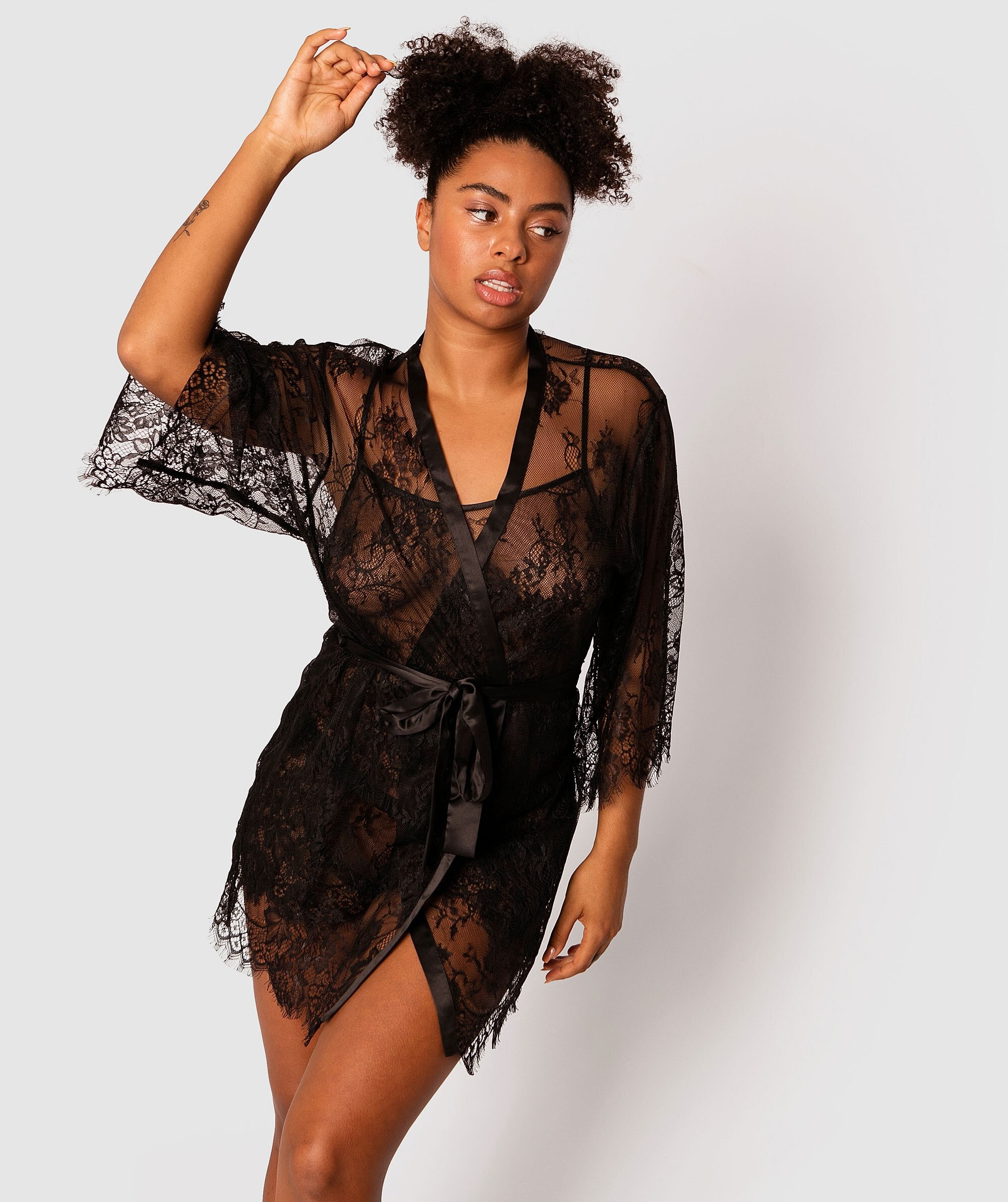 Night Games Gabriela Wrap - Black