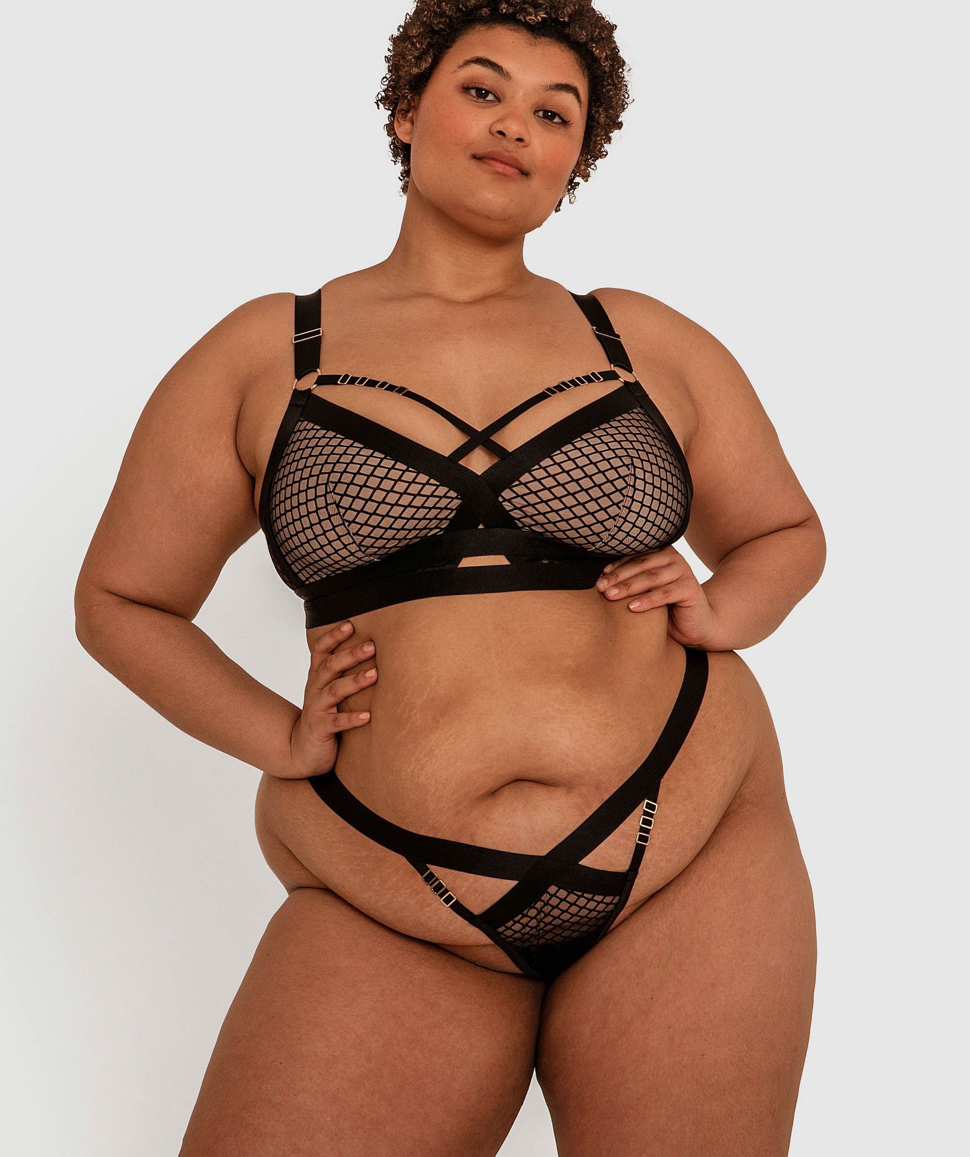 Night Games Utility Bralette - Black