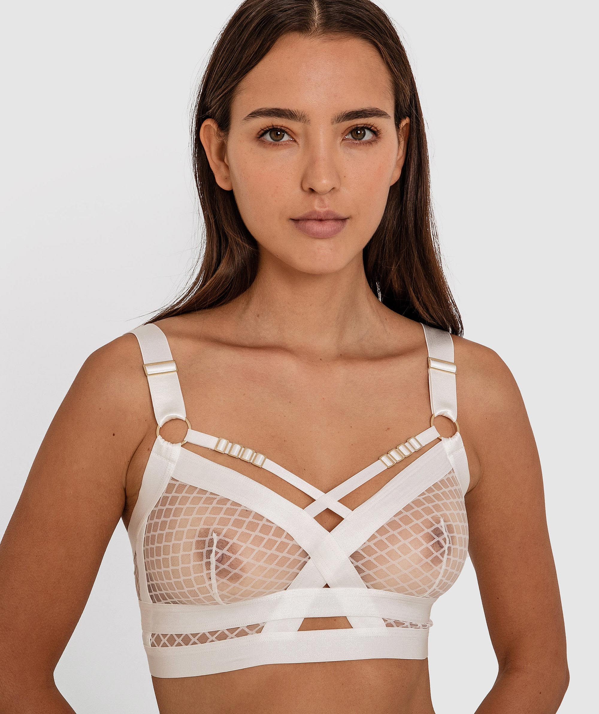Night Games Utility Bralette - Ivory