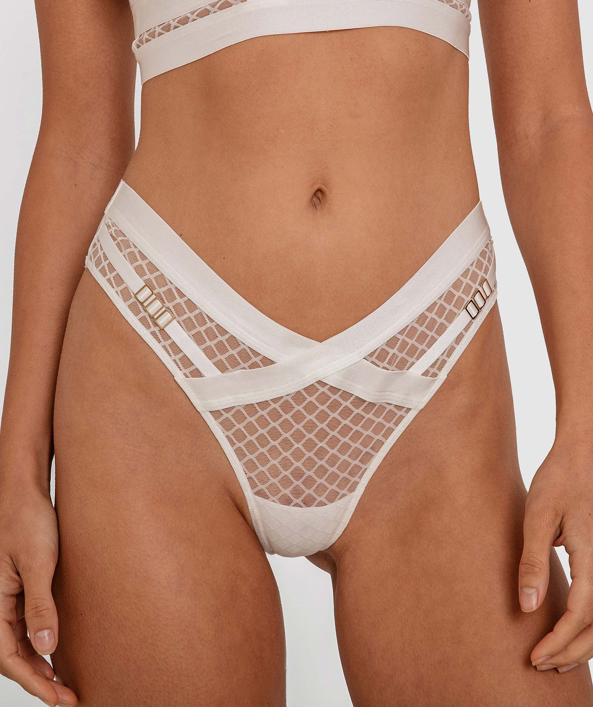 Night Games Utility High Waist Knicker - Ivory
