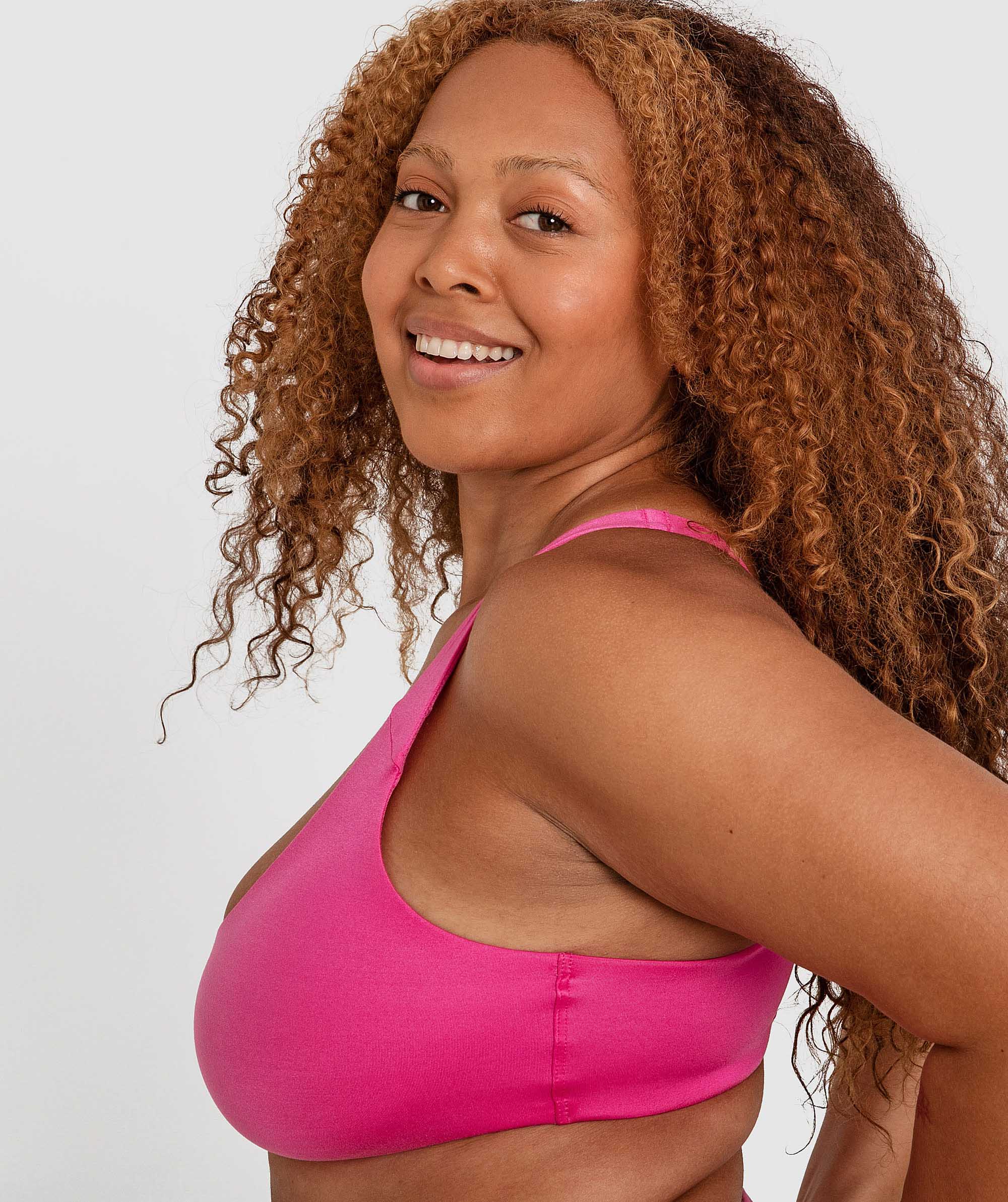 Planet Bliss Crop Top - Fuchsia Pink