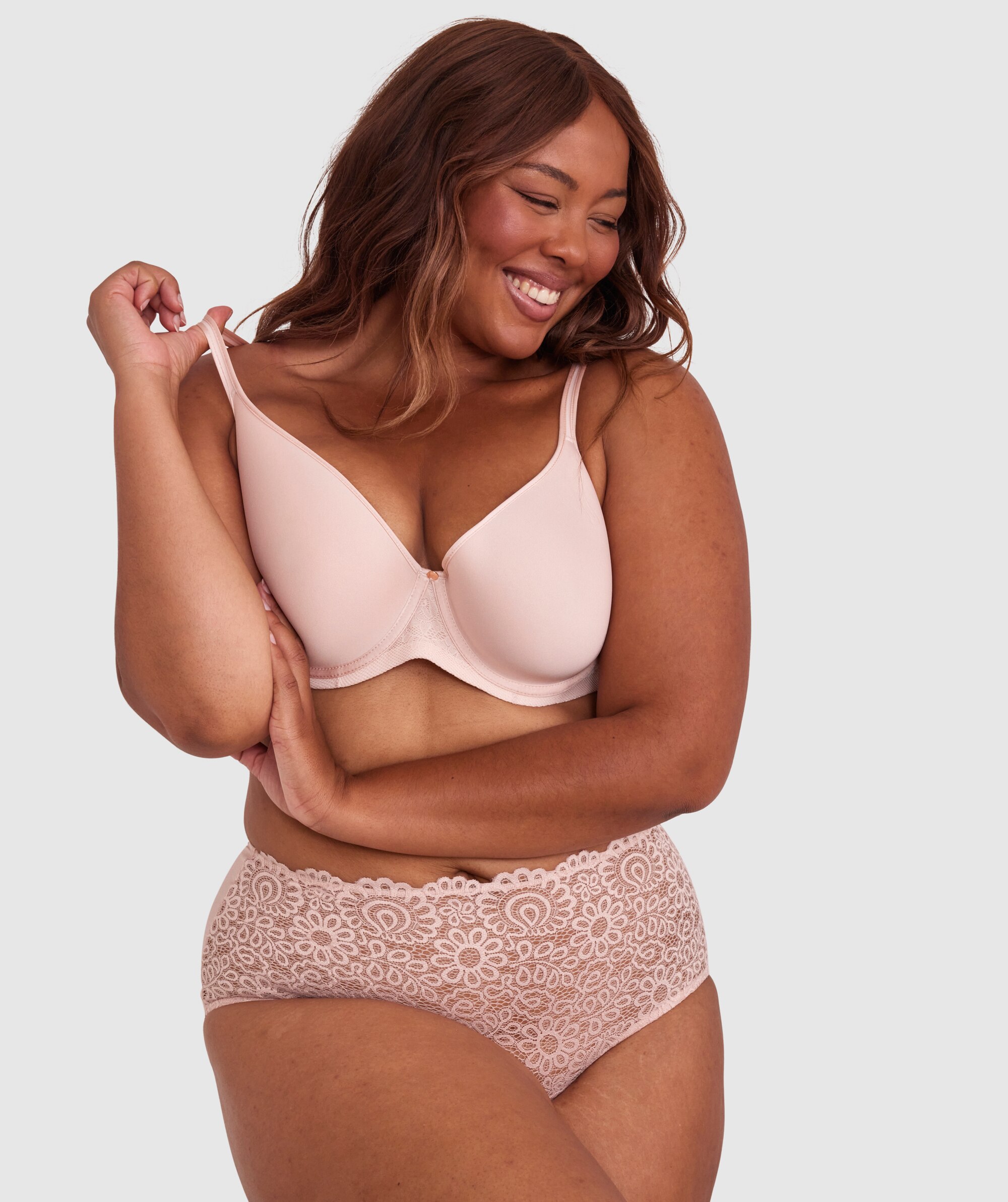 Pure Body Full Cup Bra - Blush Pink