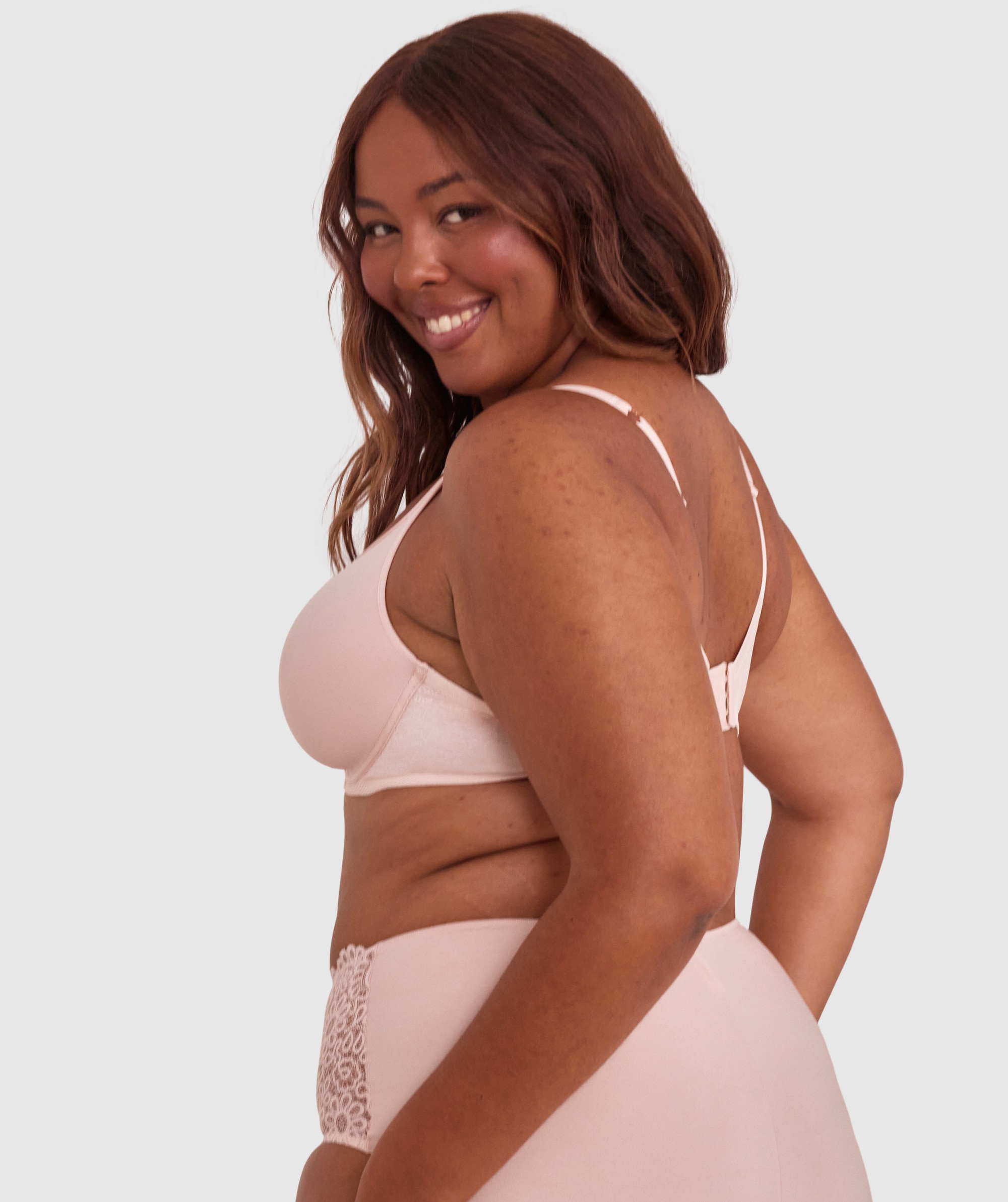 Pure Body Full Cup Bra - Blush Pink