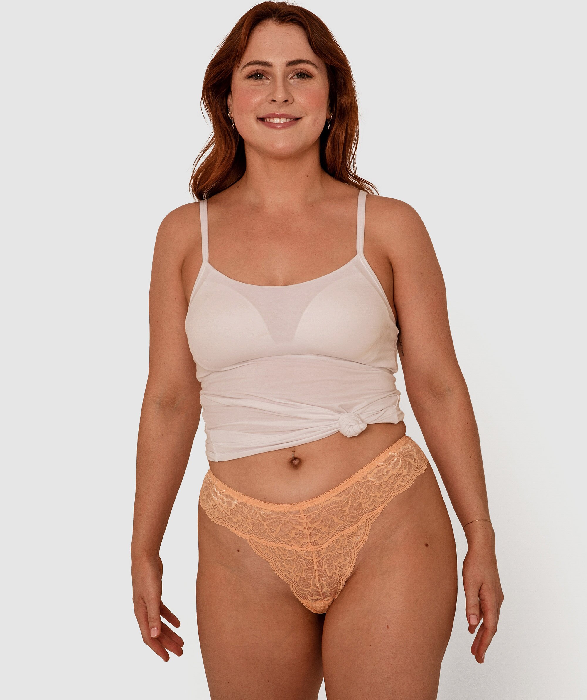 Romance V String - Light Orange