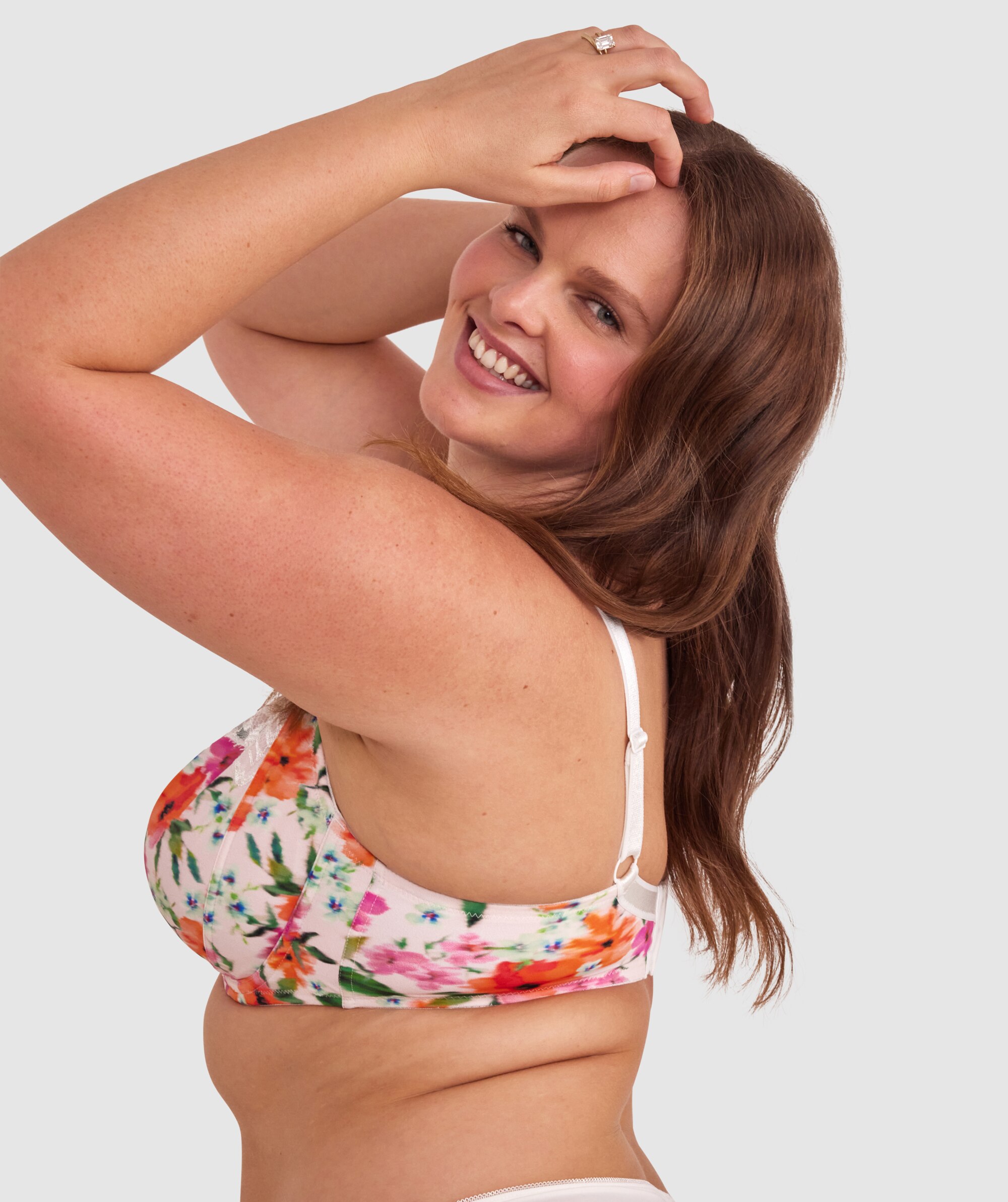 Sapphire Full Coverage Underwire Bra - Print Floral