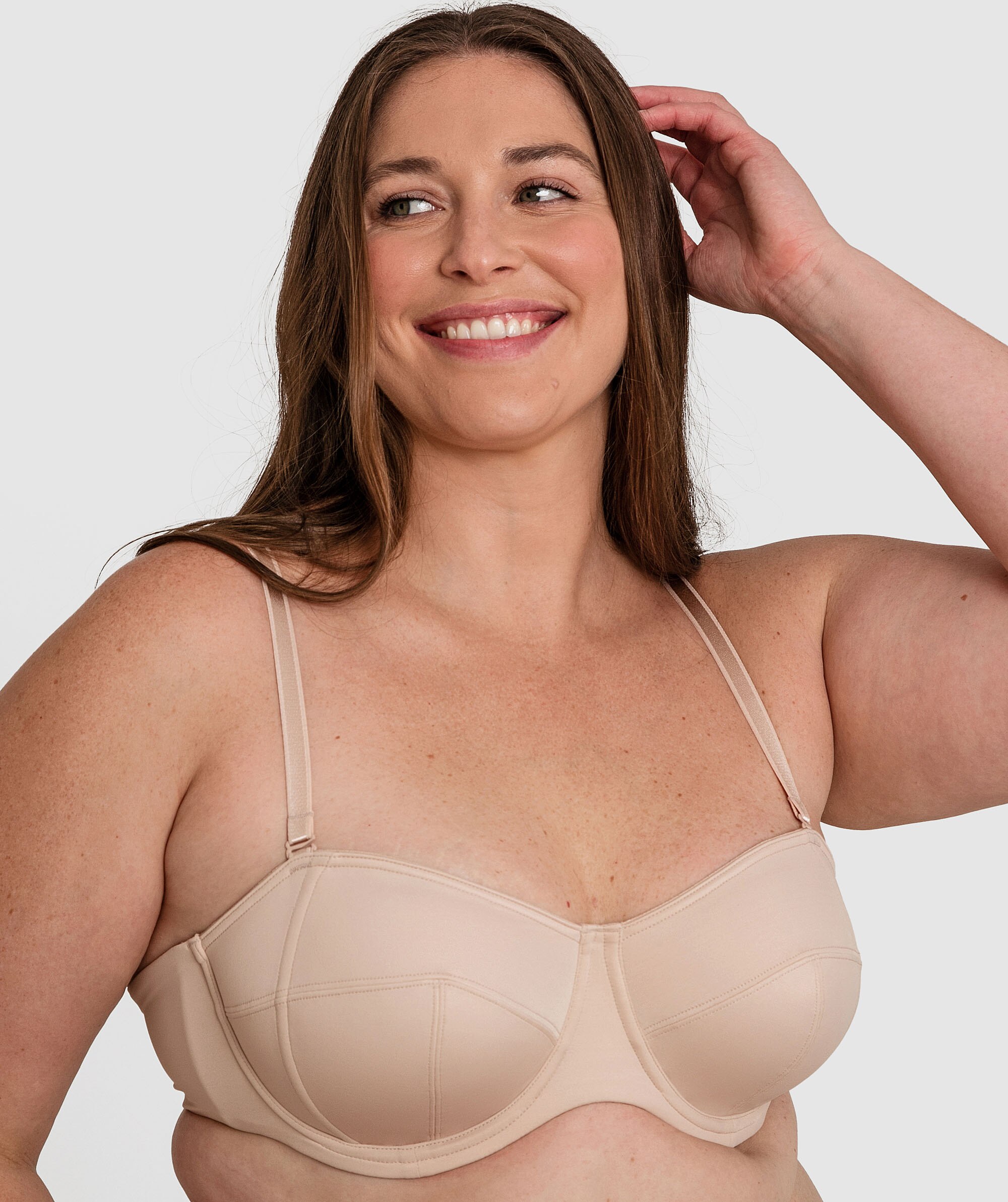 Sapphire Strapless Underwire Bra - Nude