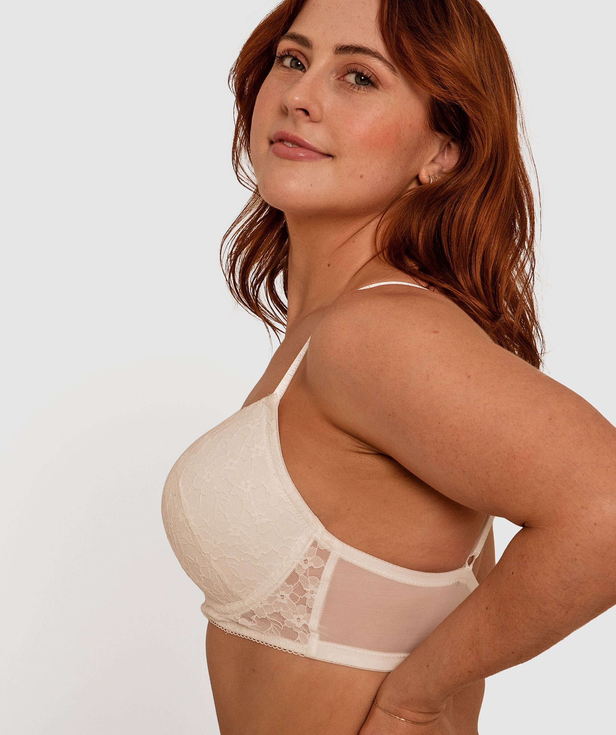 Shelly Longline Contour Bra - Ivory