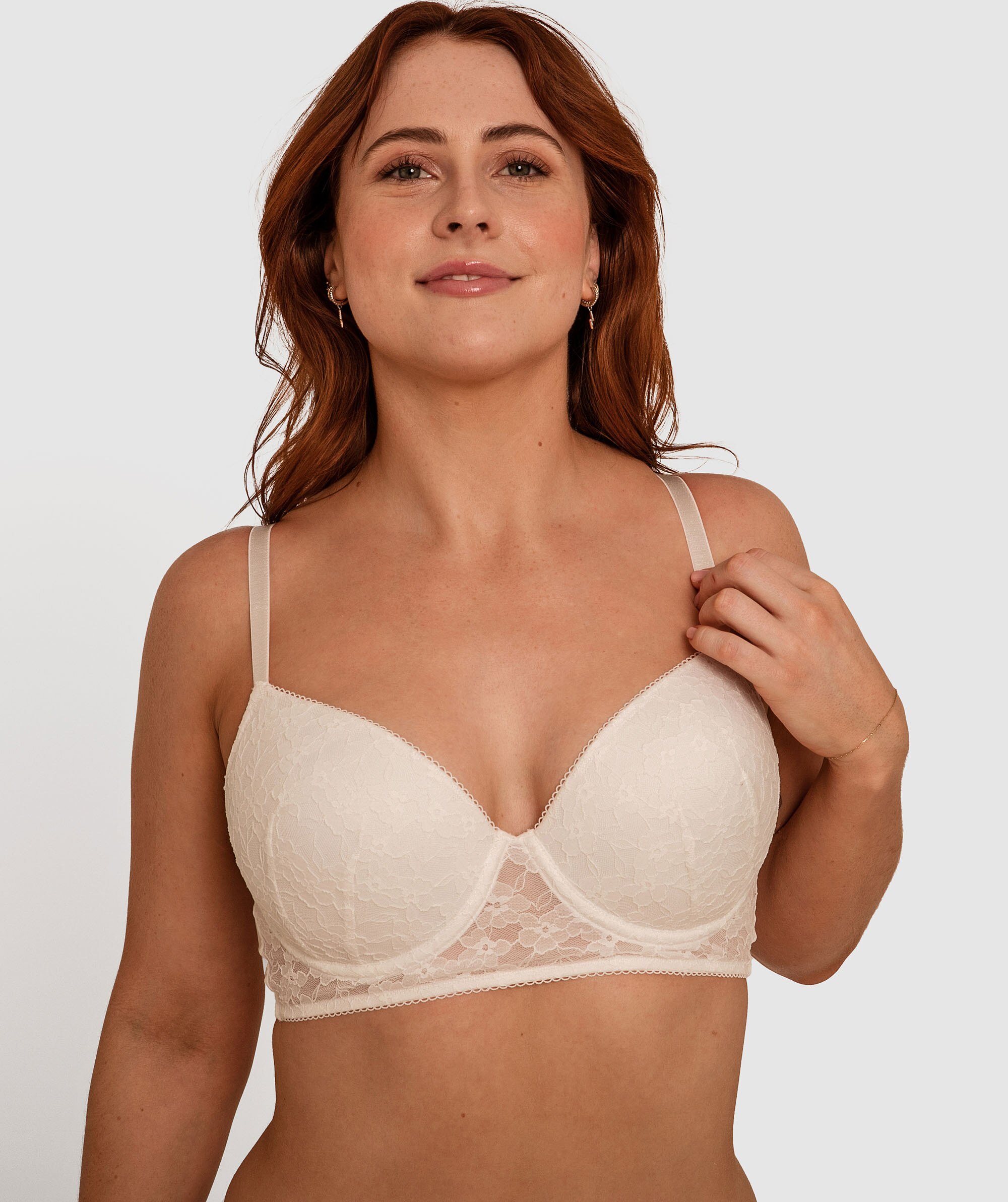 Shelly Longline Contour Bra - Ivory