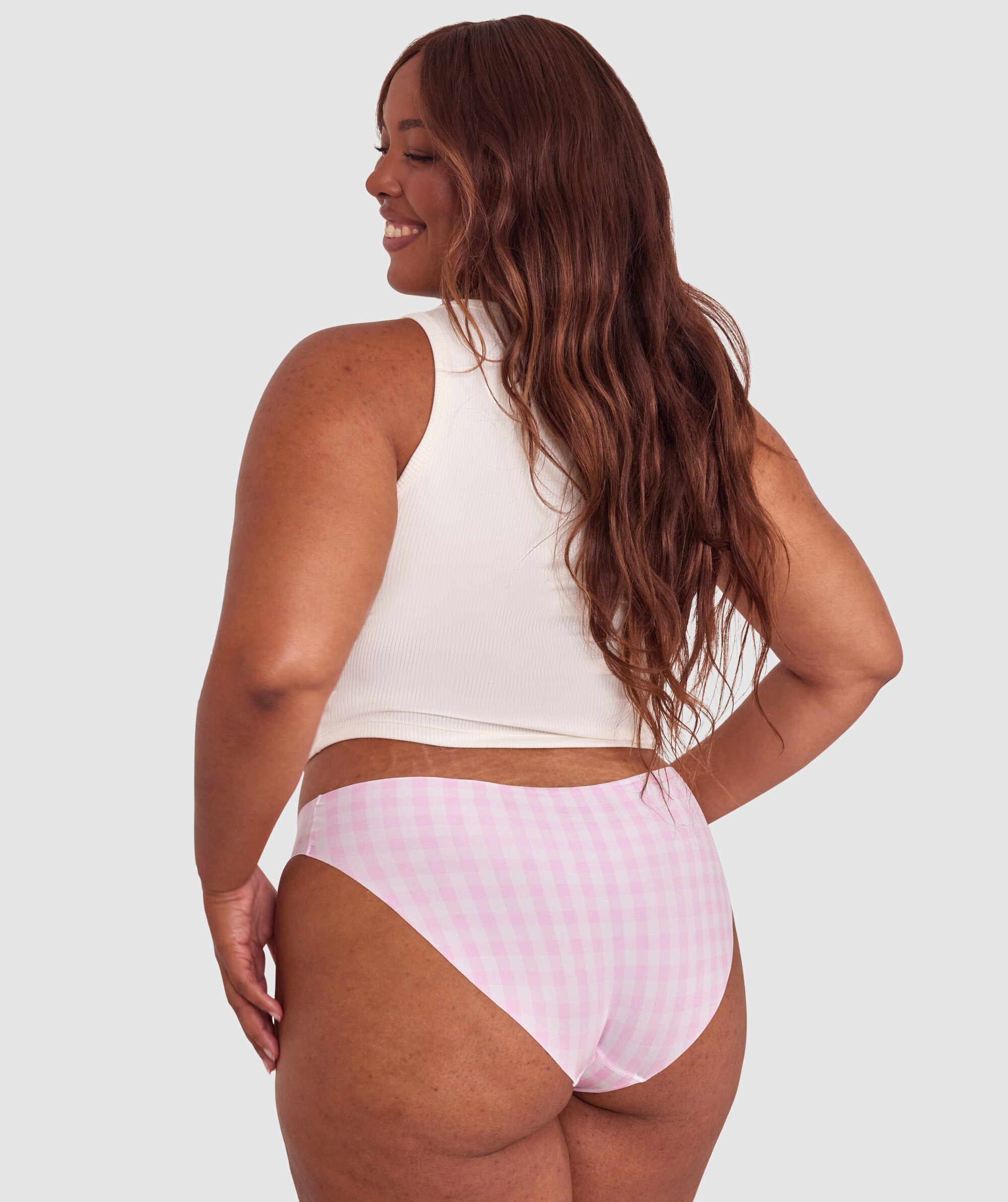 Smooth Comfort Bikini - Print Check