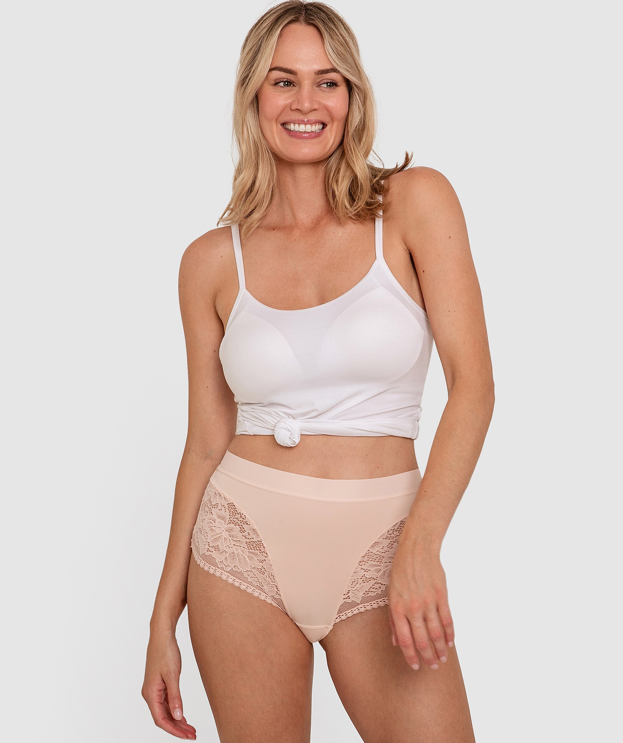 Smooth Luxe Full Brief - Blush Pink