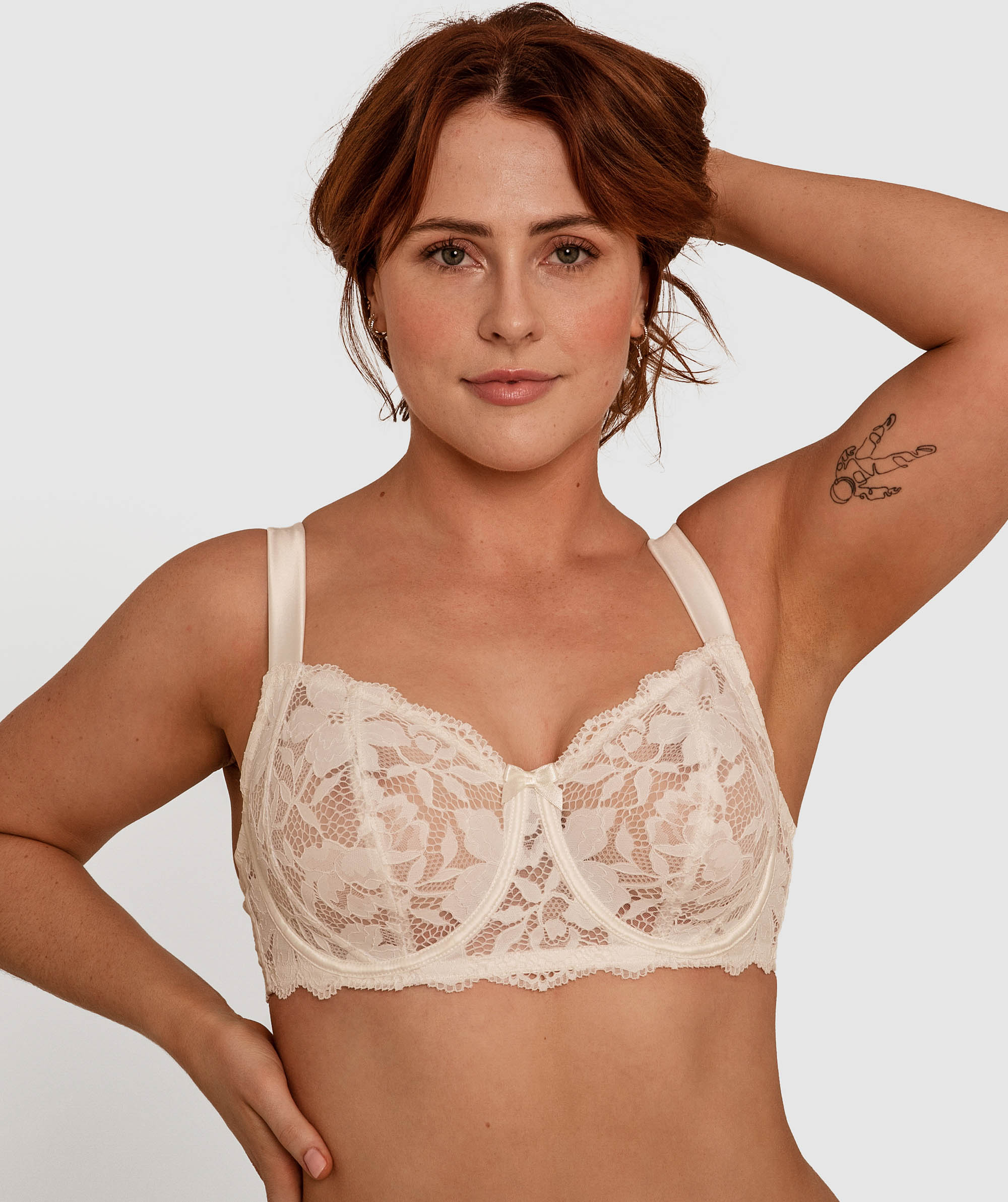 Sophie Curvy Balconette Bra - Ivory