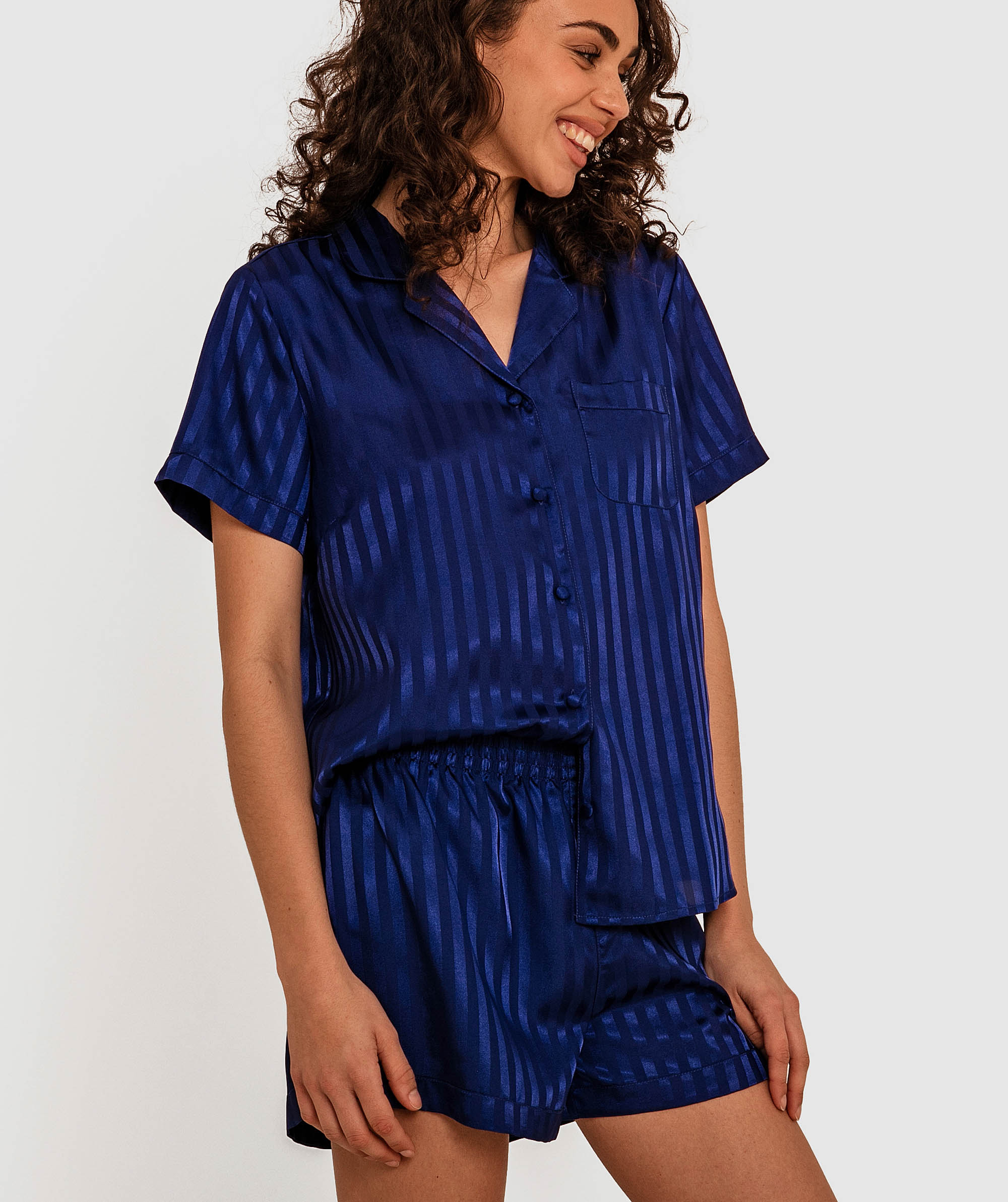 Stardust Short Sleeve PJ Set - Blue