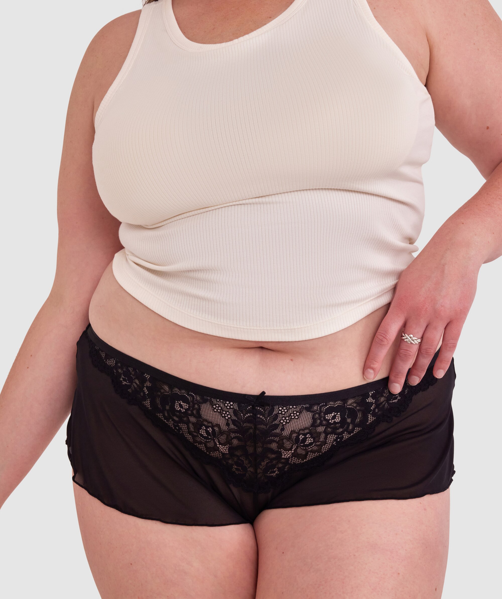 Suzie French Knicker - Black