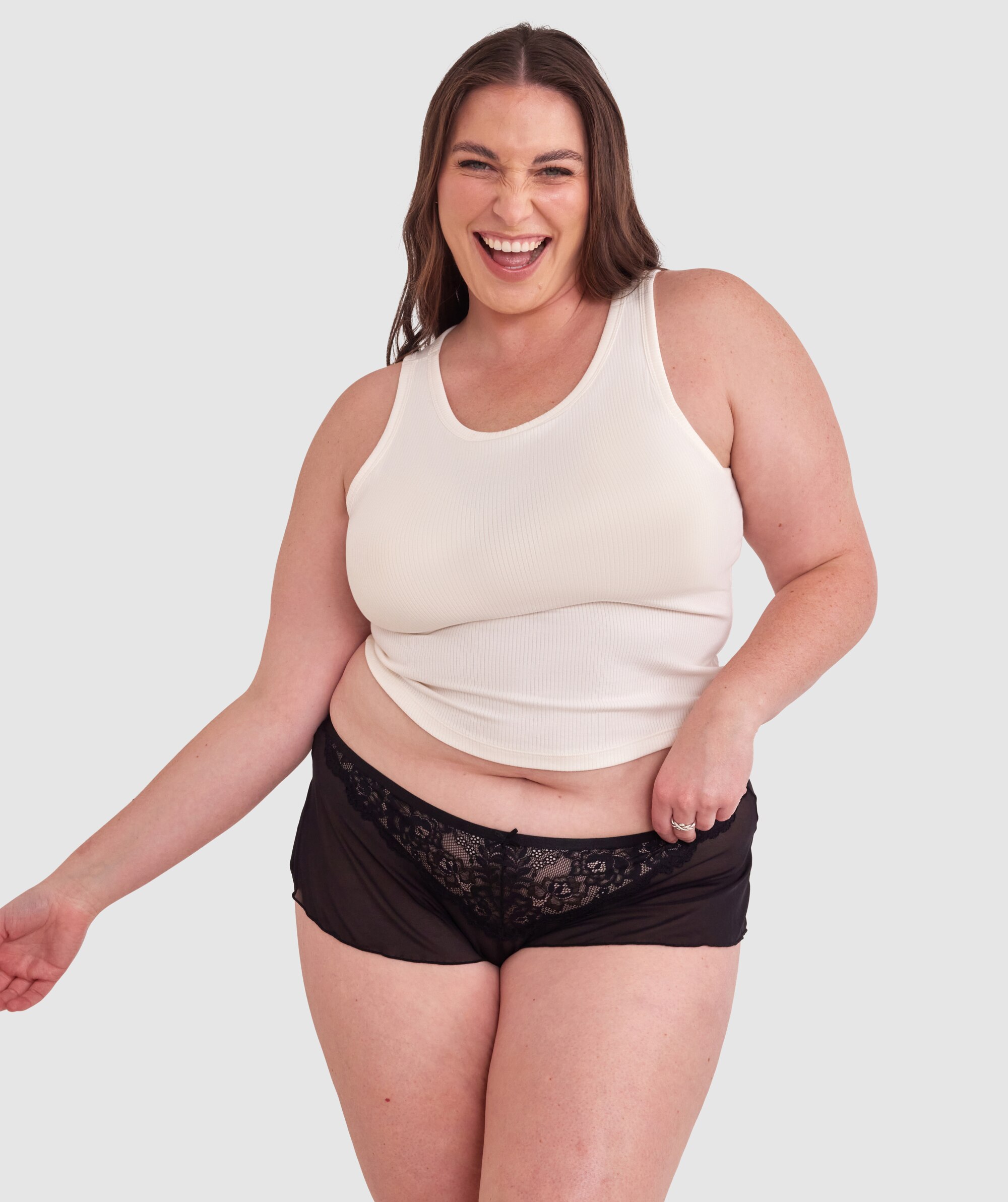 Suzie French Knicker - Black
