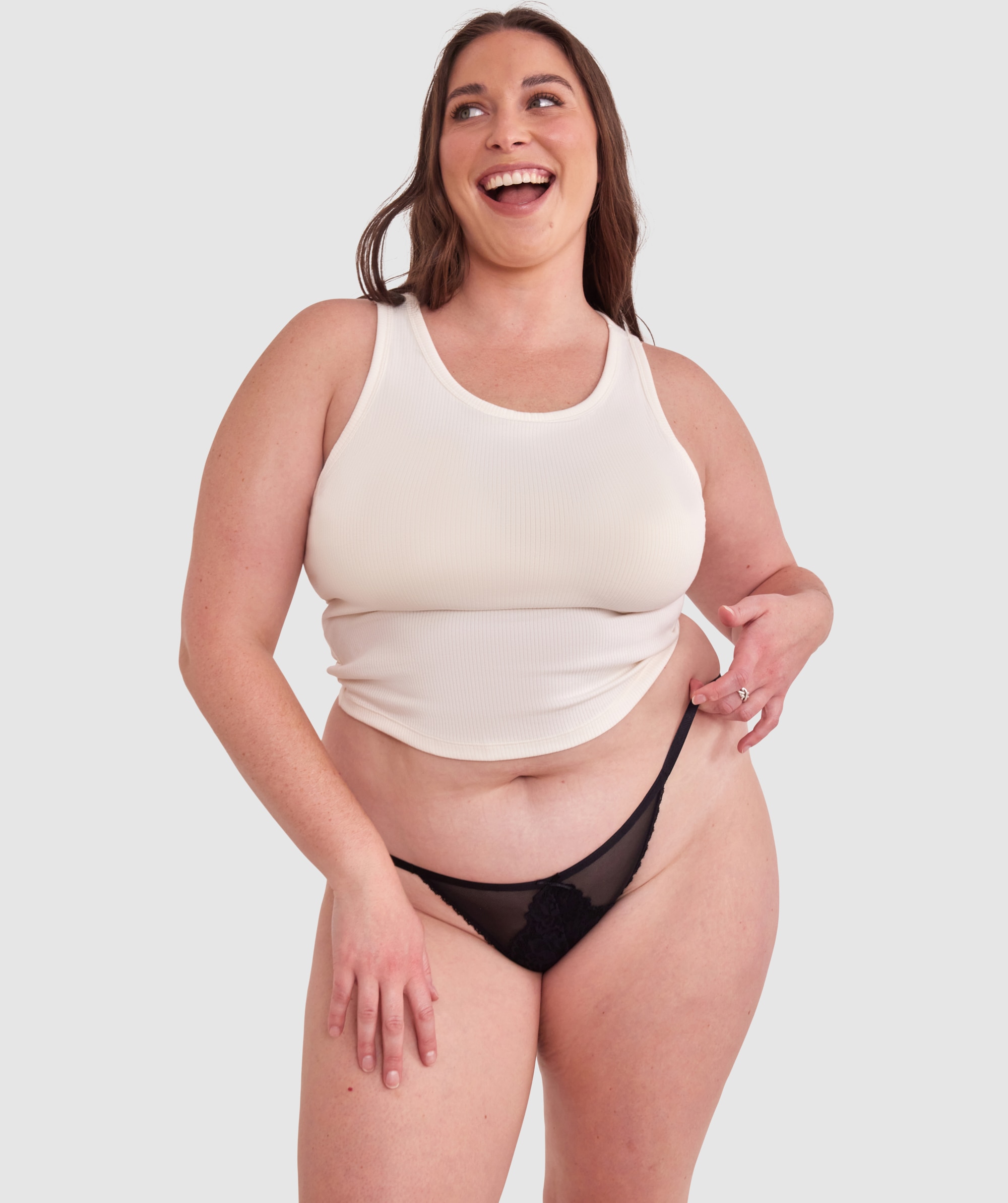 Suzie Tanga Knicker - Black